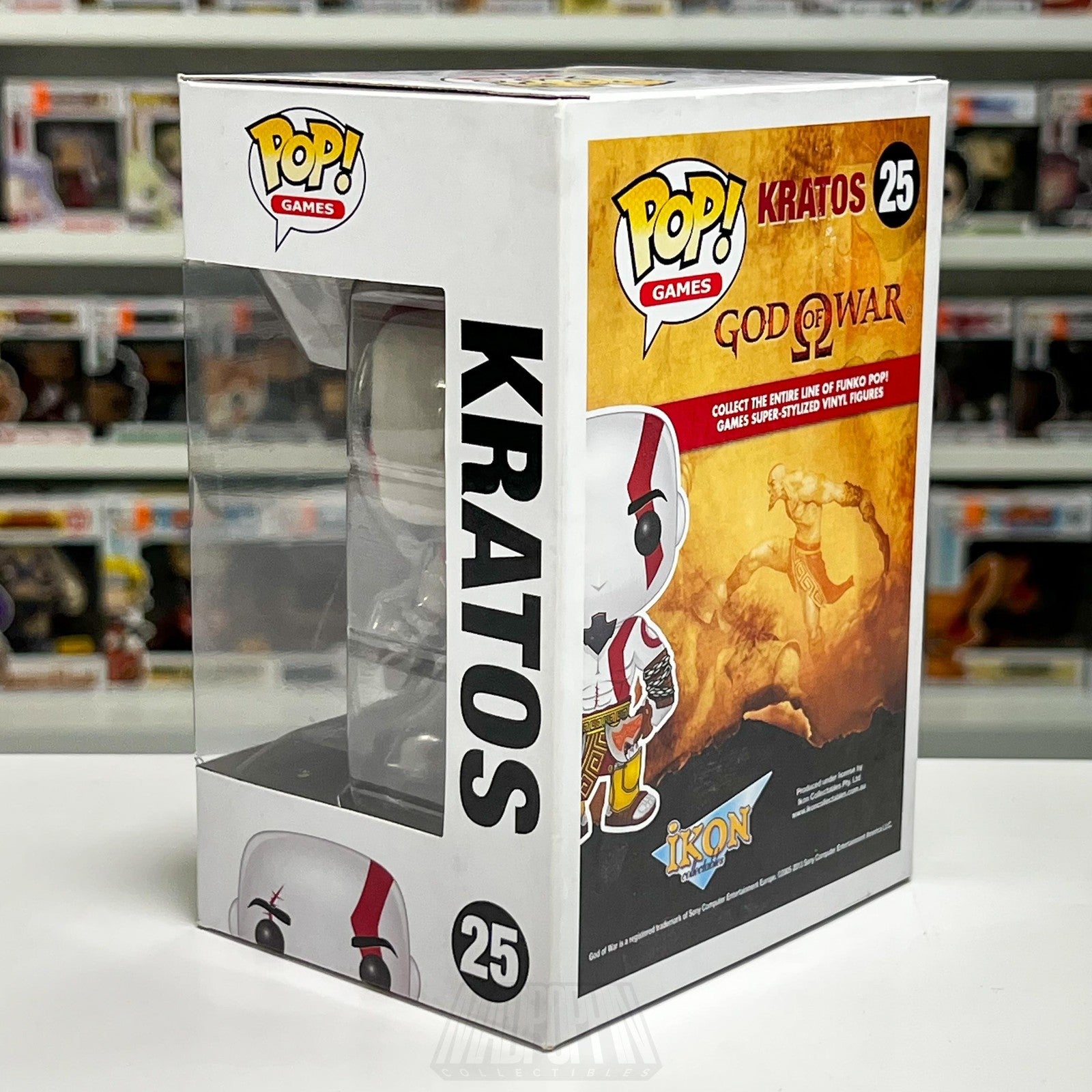Funko Pop Games Kratos God of War 25 Vinyl Figure Ikon Greek Norse Mythology NIB