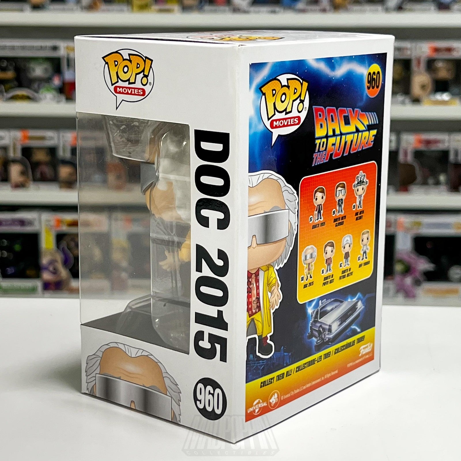 Funko Pop! Movies Back to the Future Doc Brown 2015 #960 Vinyl Figure New Toy