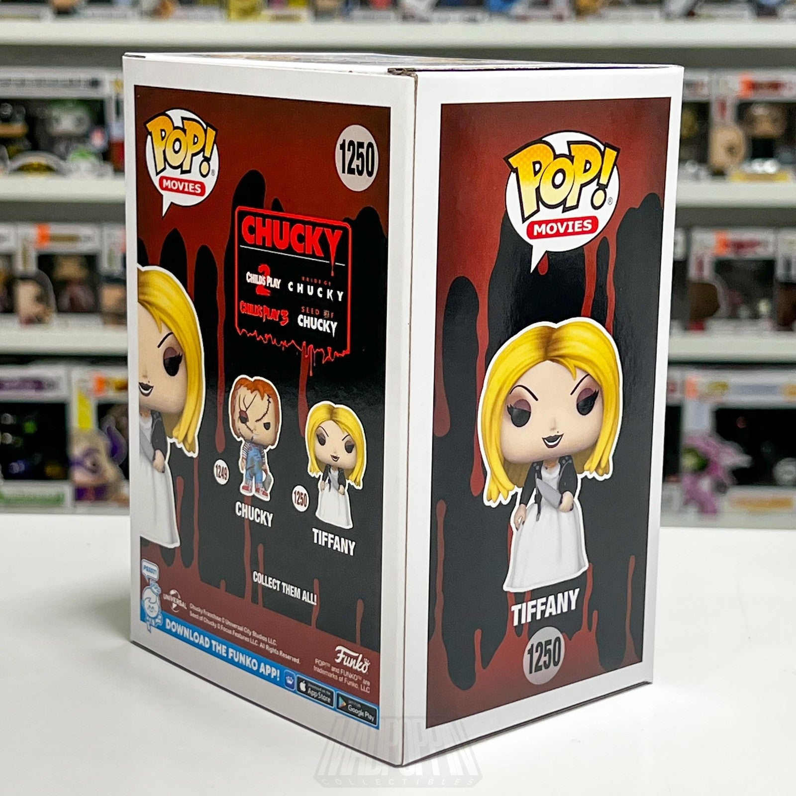 Funko Pop Movies Bride of Chucky Tiffany 1250 Vinyl Figure New in Box Horror Toy