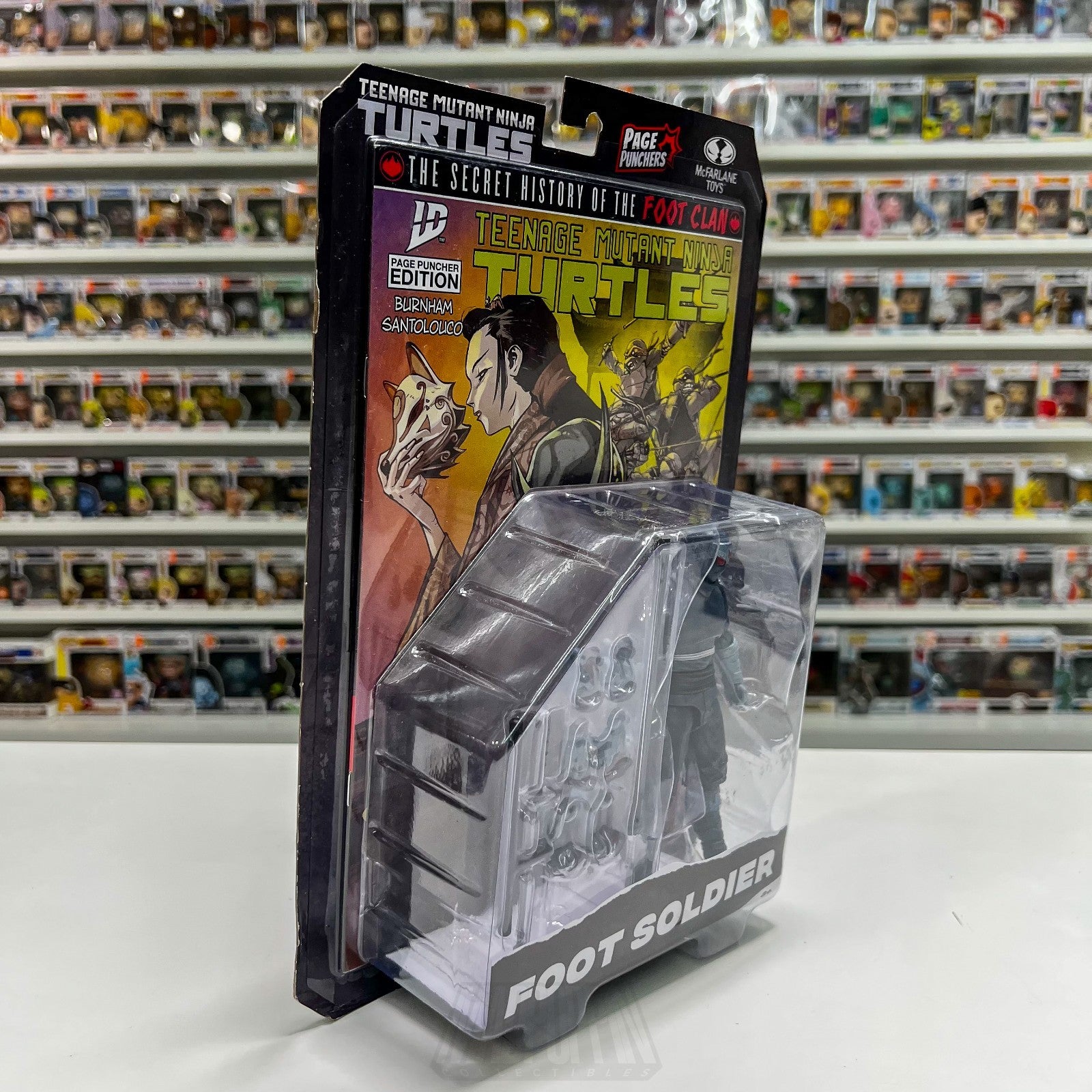 McFarlane Toys TMNT Teenage Mutant Ninja Turtles Foot Soldier Clan Page Punchers