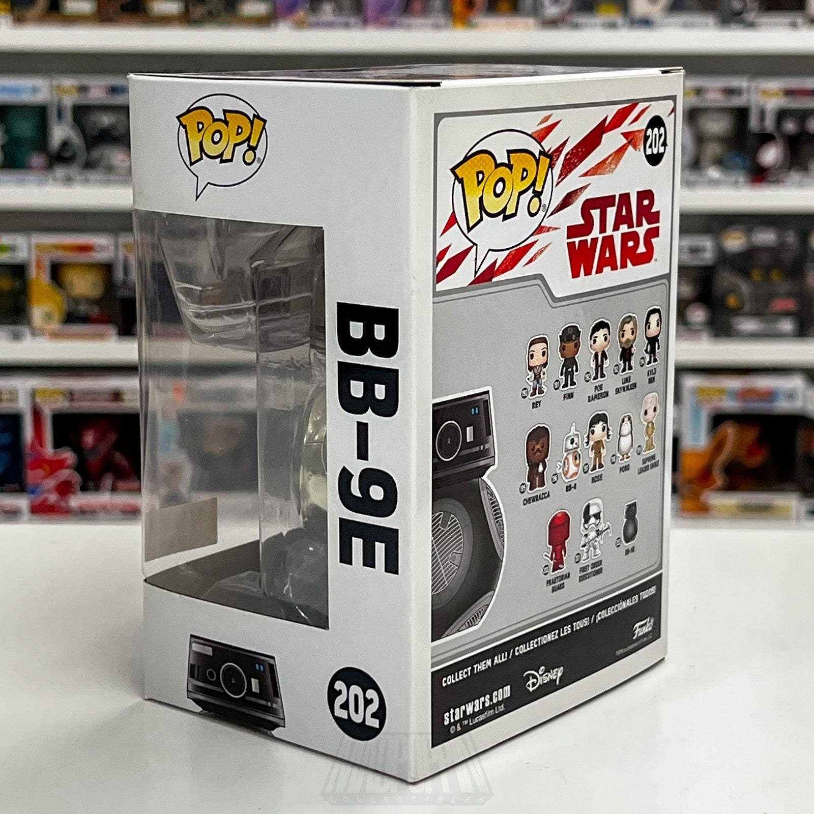 Funko Pop Star Wars BB-9E Chrome BoxLunch 202 Astromech Droid Toy Vinyl Figure2