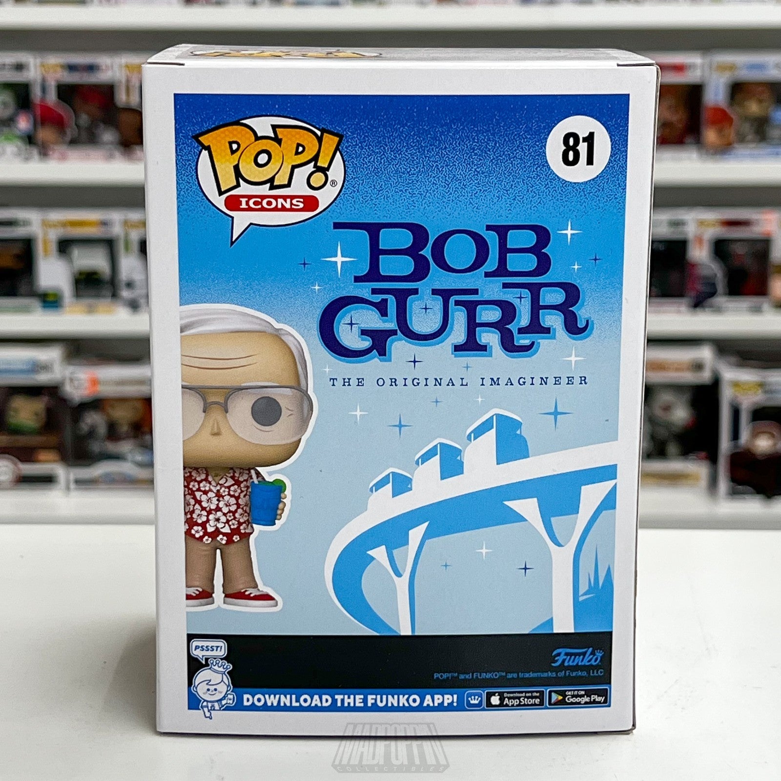 Funko Pop Icons Bob Gurr Imagineer Disney D23 Expo 2024 Exclusive LE 3000pc Tiki