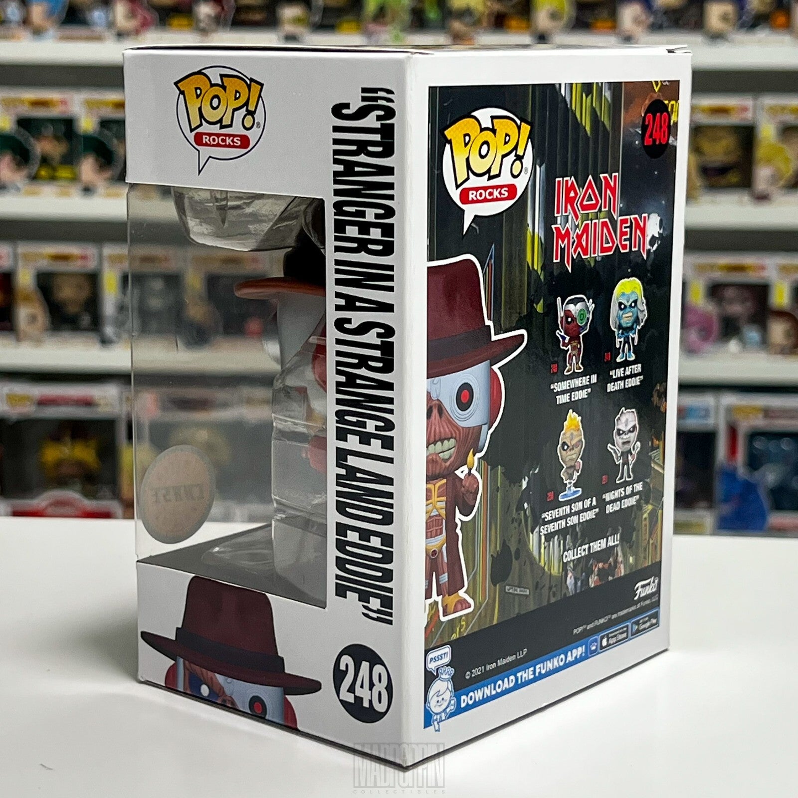 Funko Pop Rocks Iron Maiden Stranger Strange Land Eddie Chase Heavy Metal 248