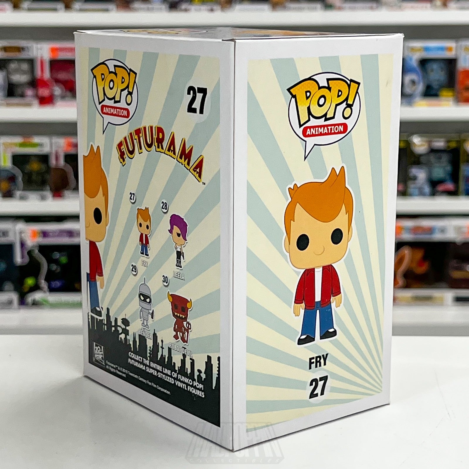 Funko Pop Animation Futurama Fry 27 Vaulted Sci-Fi Cartoon Network Vinyl Figure4