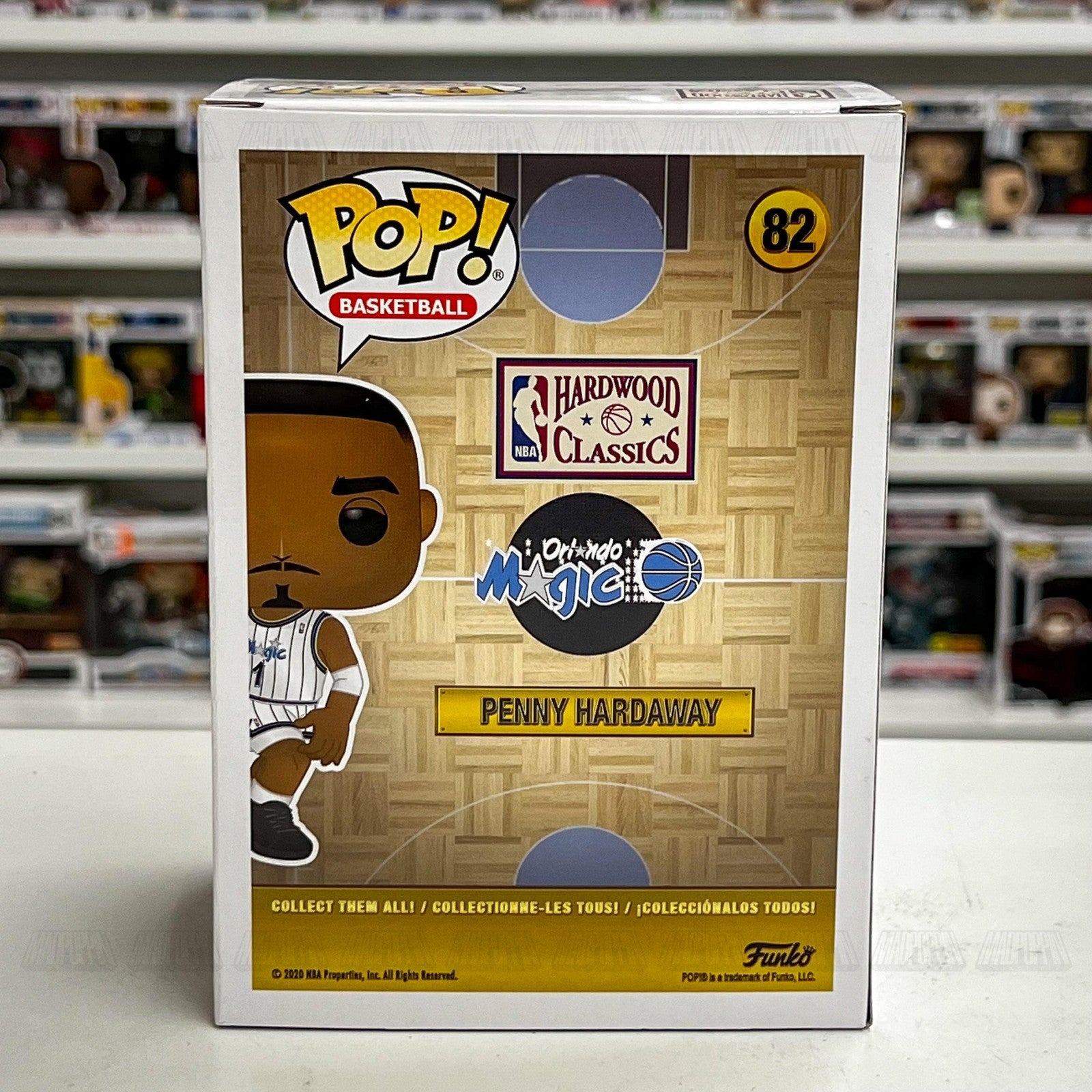 Funko Pop NBA Penny Hardaway 82 Orlando Magic Hardwood Classics Vinyl Figure New