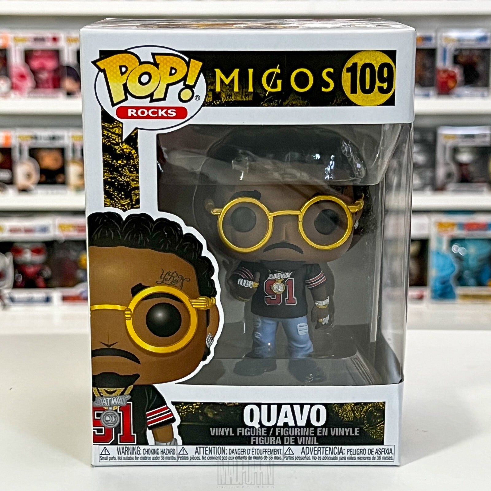 Funko Pop Rocks Migos Quavo Vaulted Music Rap Hip Hop Trap Atlanta Georgia 109