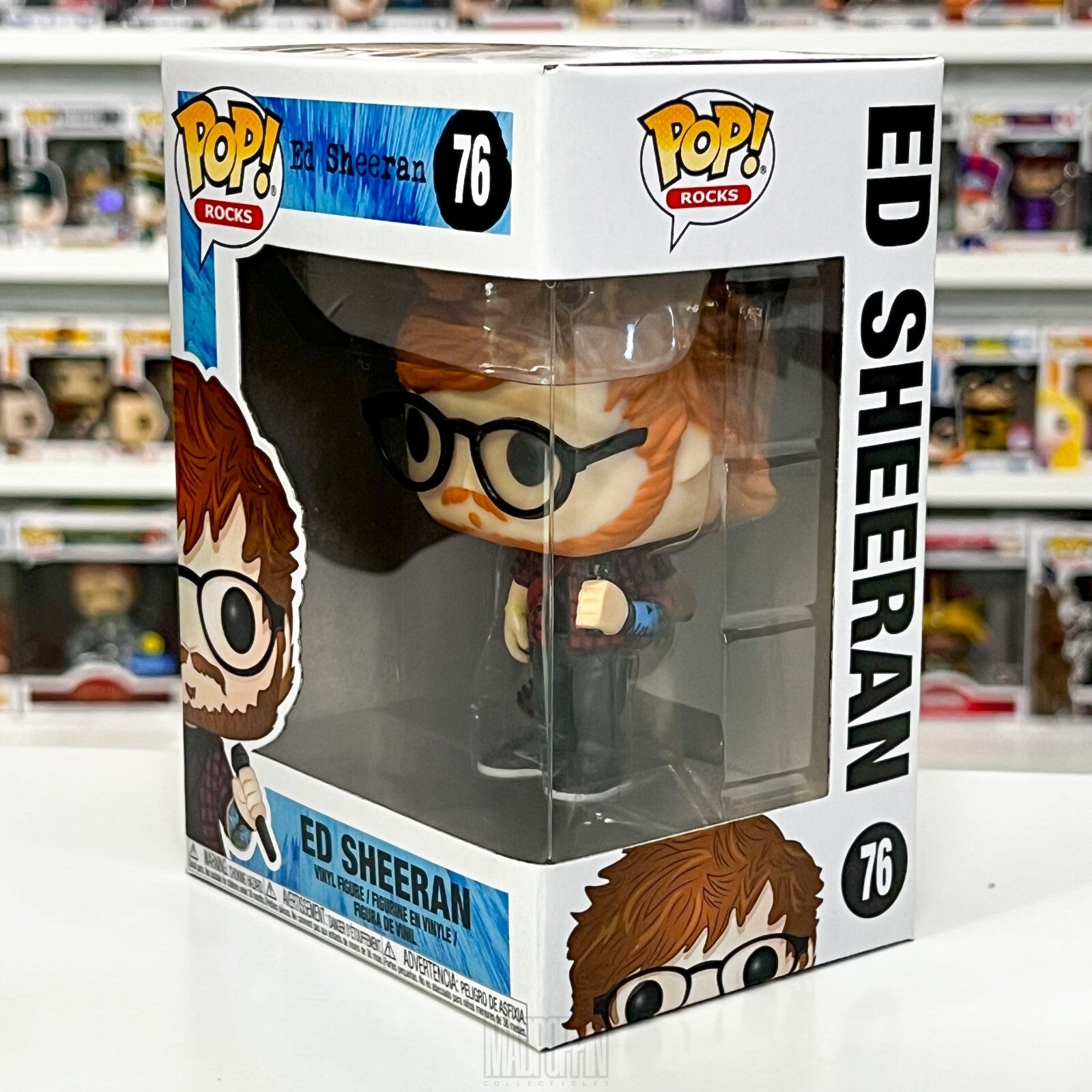 Funko Pop Rocks Ed Sheeran Vaulted English Singer Songwriter Musician 76