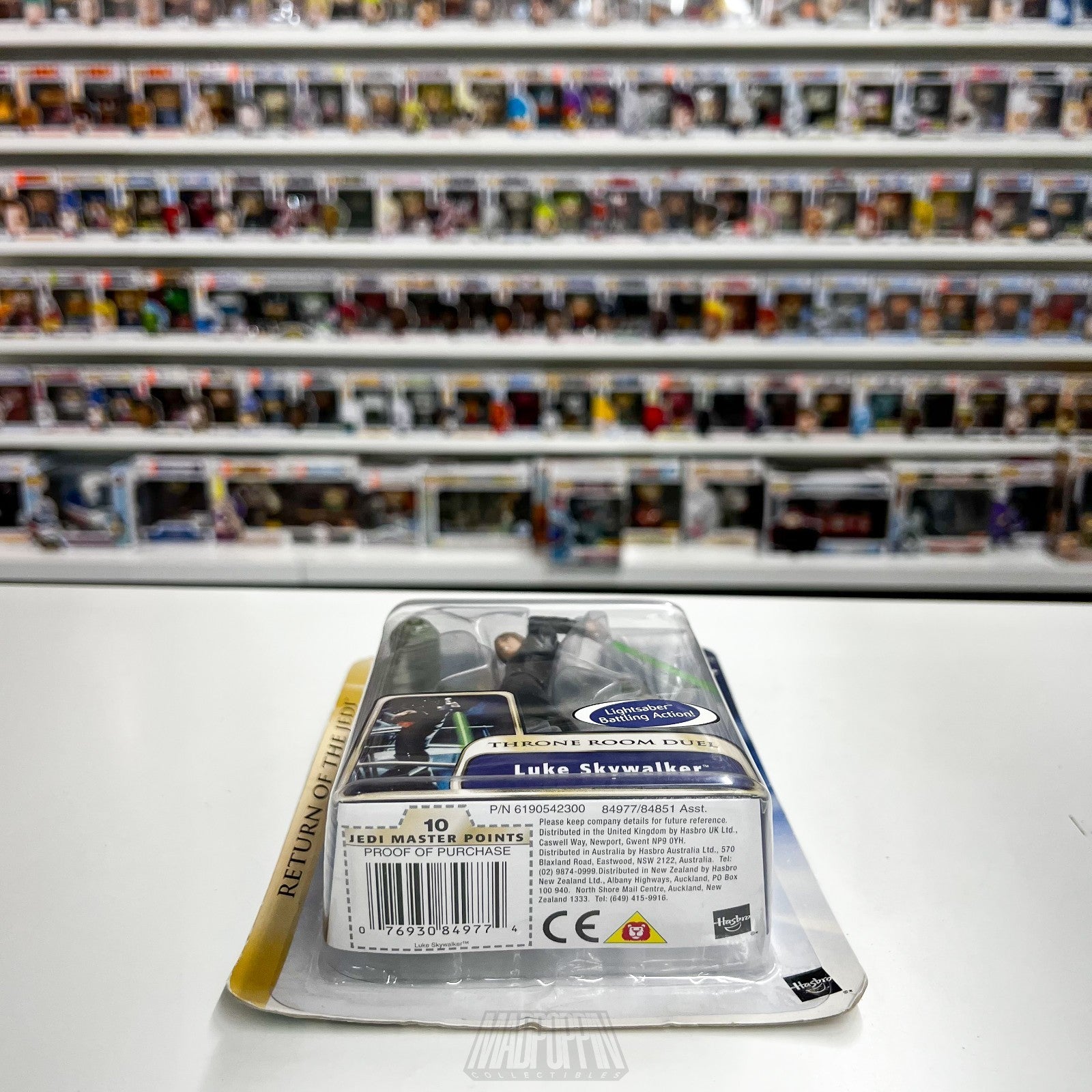 Star Wars Luke Skywalker Throne Room Duel ROTJ Action Figure 2003 Hasbro Sealed