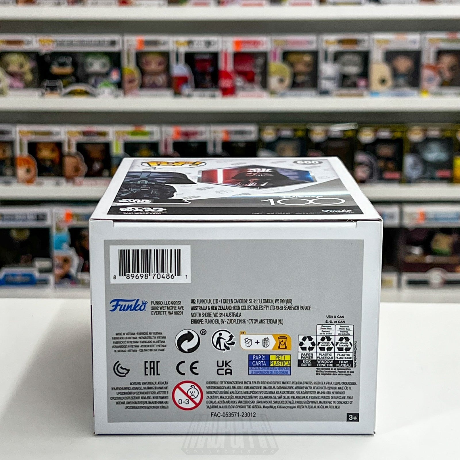 Funko Pop Star Wars Disney 100 Darth Vader Facet 600 Exclusive Sith Vinyl Figure7