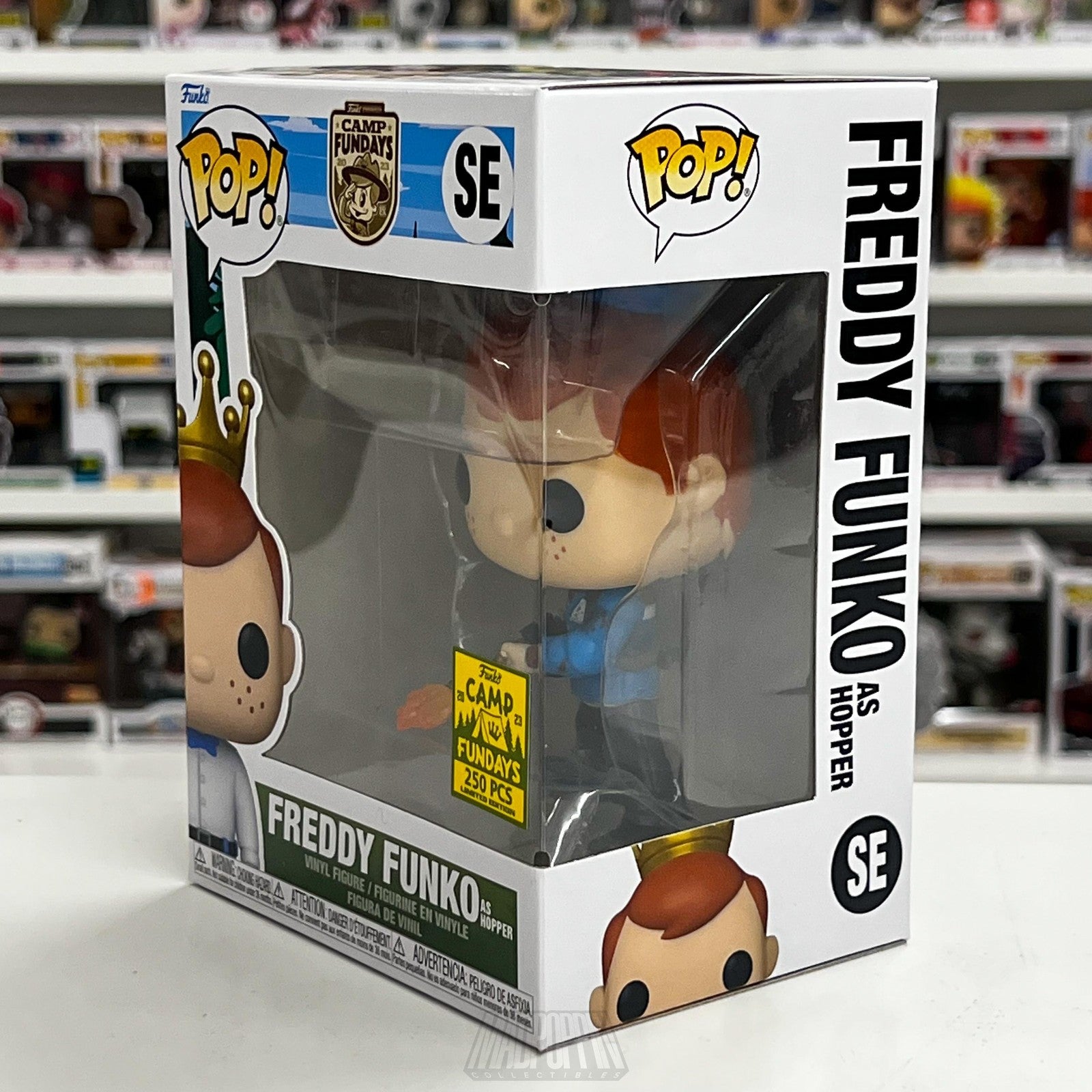 Funko Pop Freddy Funko as Hopper Stranger Things Camp Fundays SE 2023 LE 250 PCS