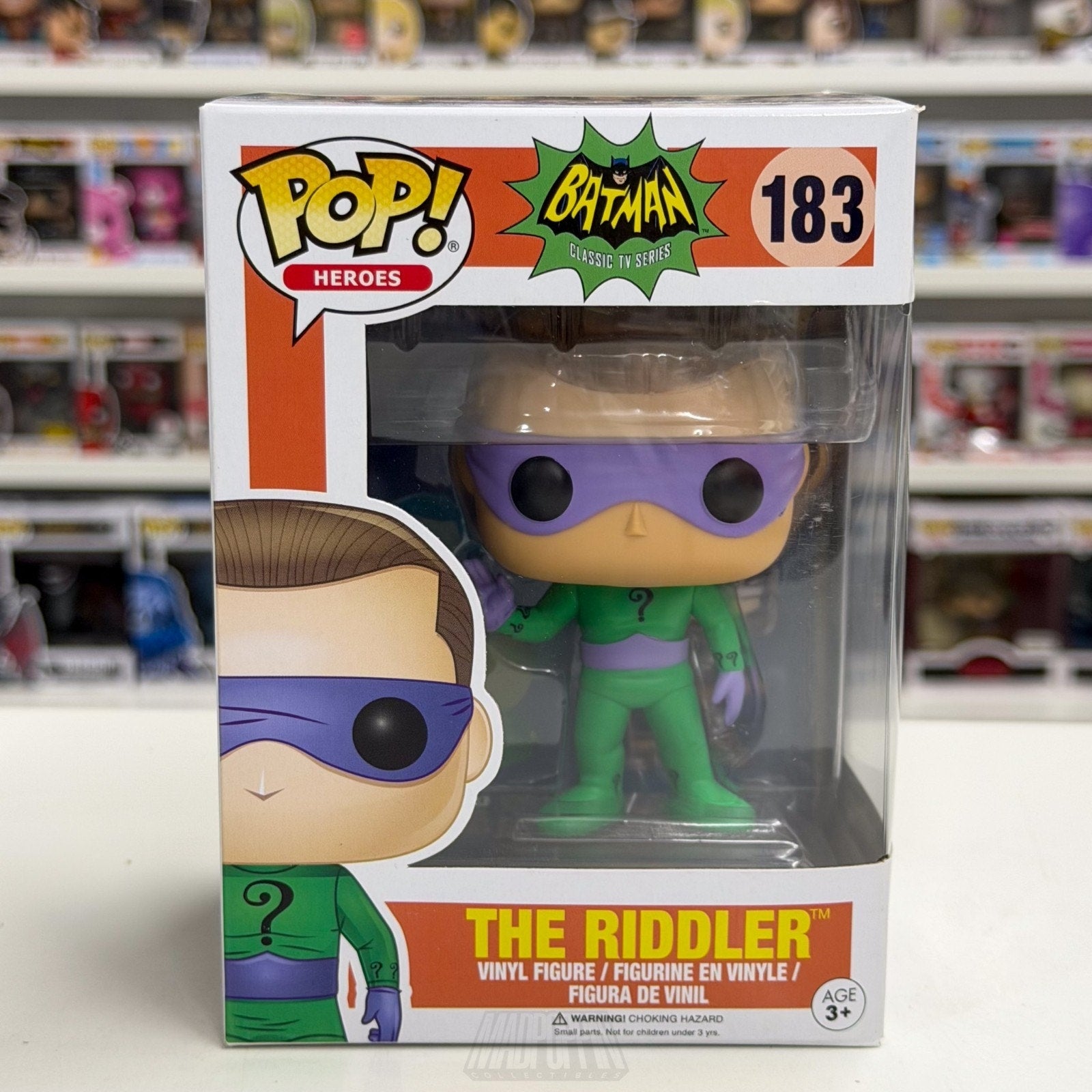 Funko Pop DC Heroes Batman Classic TV Series The Riddler 183 Toy Vinyl Figure