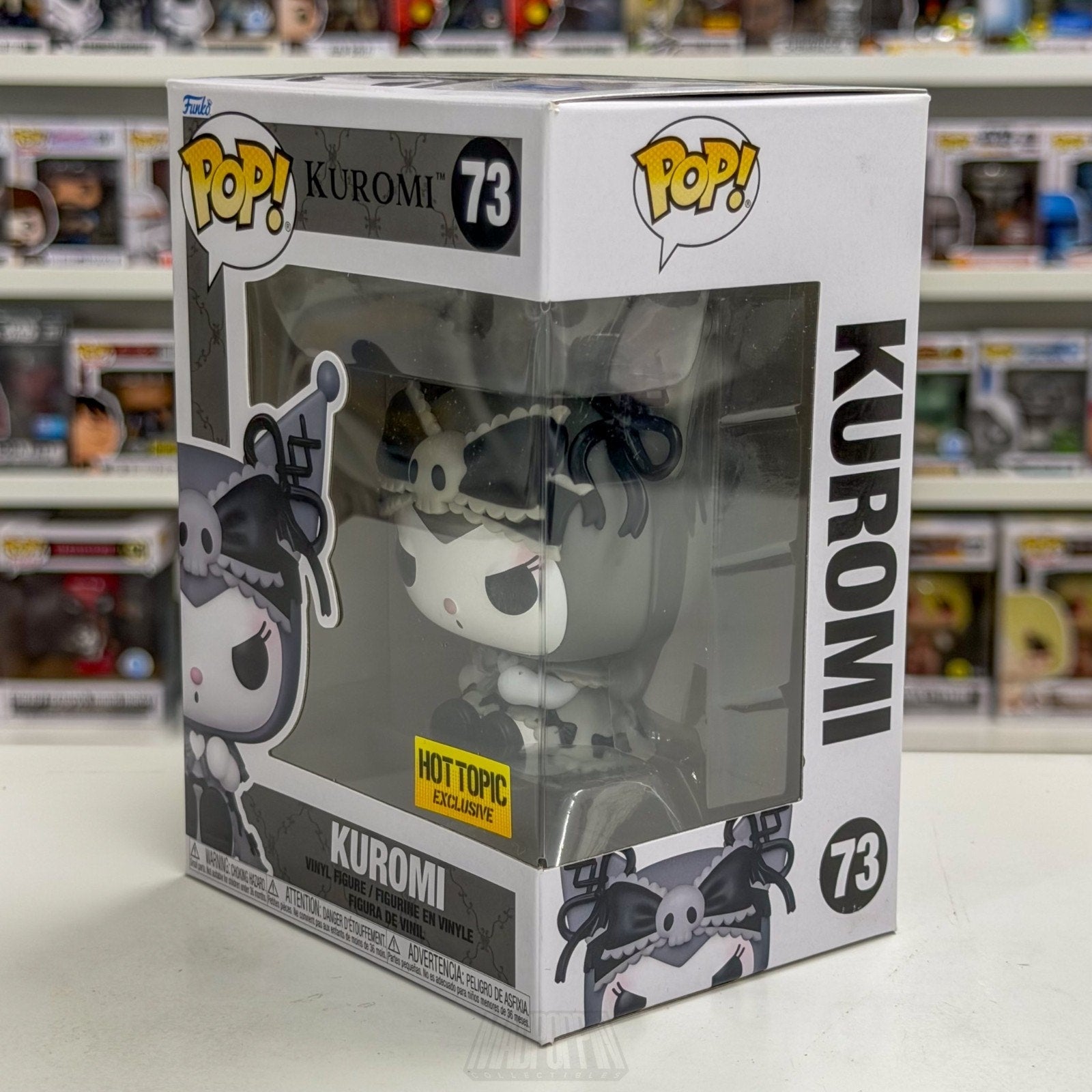 Funko Pop Sanrio Kuromi Lolita Hot Topic 73 Kawaii Cute Rabbit Toy Vinyl Figure