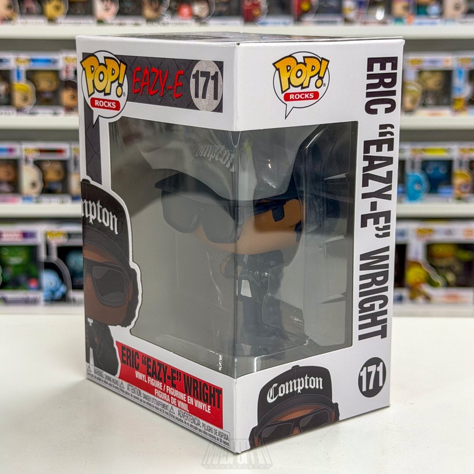 Funko Pop Rocks NWA Eric Eazy-E Wright 171 Gangsta Rap Hip Hop Toy Vinyl Figure