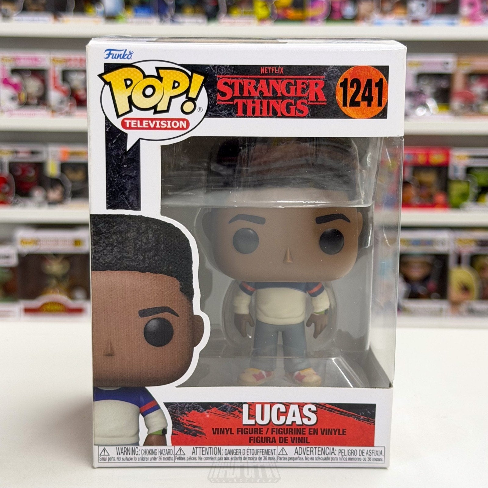 Funko Pop TV Stranger Things Lucas Sinclair 1241 Netflix Season 4 Vinyl Figure