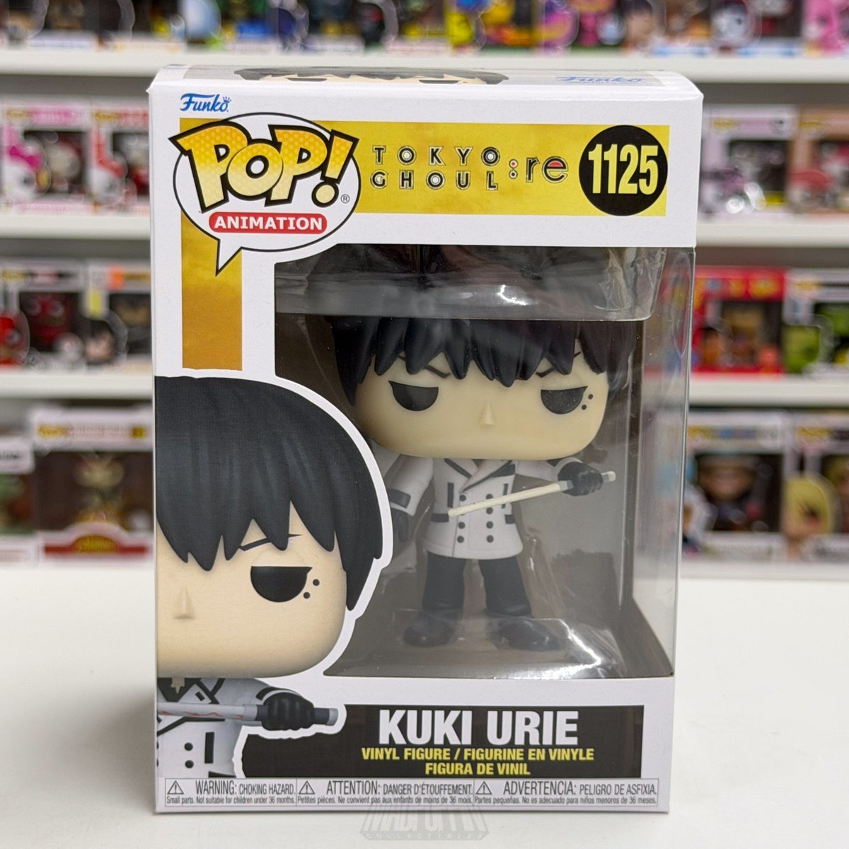 Funko Pop Anime Tokyo Ghoul:re Kuki Urie 1125 Japanese Manga Toy Vinyl Figure