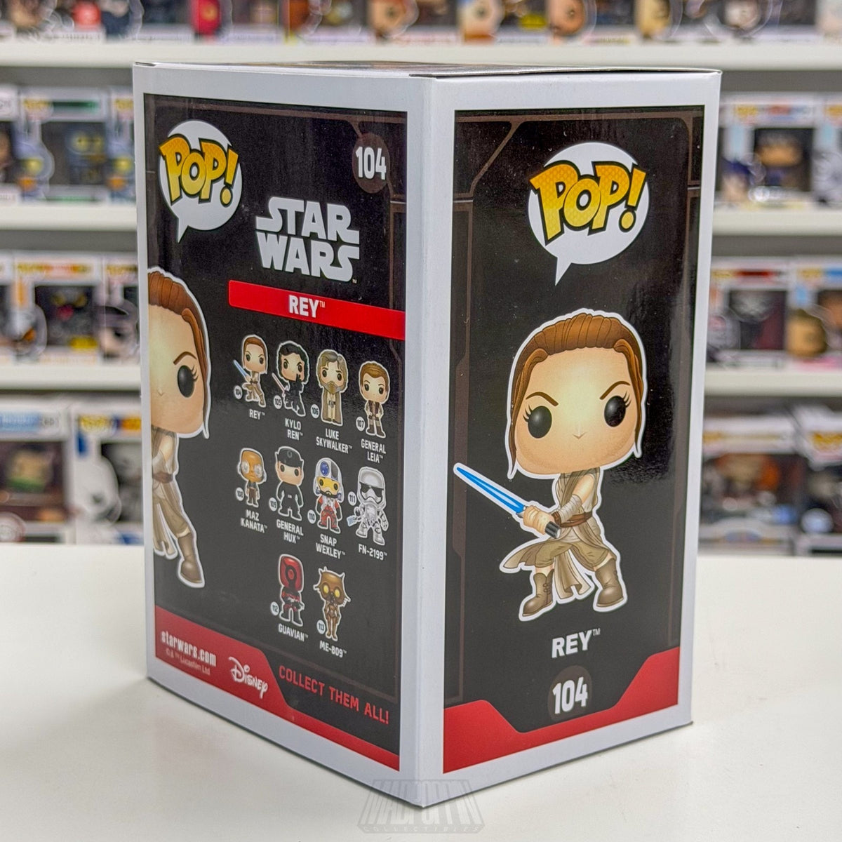 Funko Pop Star Wars Episode VII Force Awakens Rey Starkiller Duel 104 Toy Figure