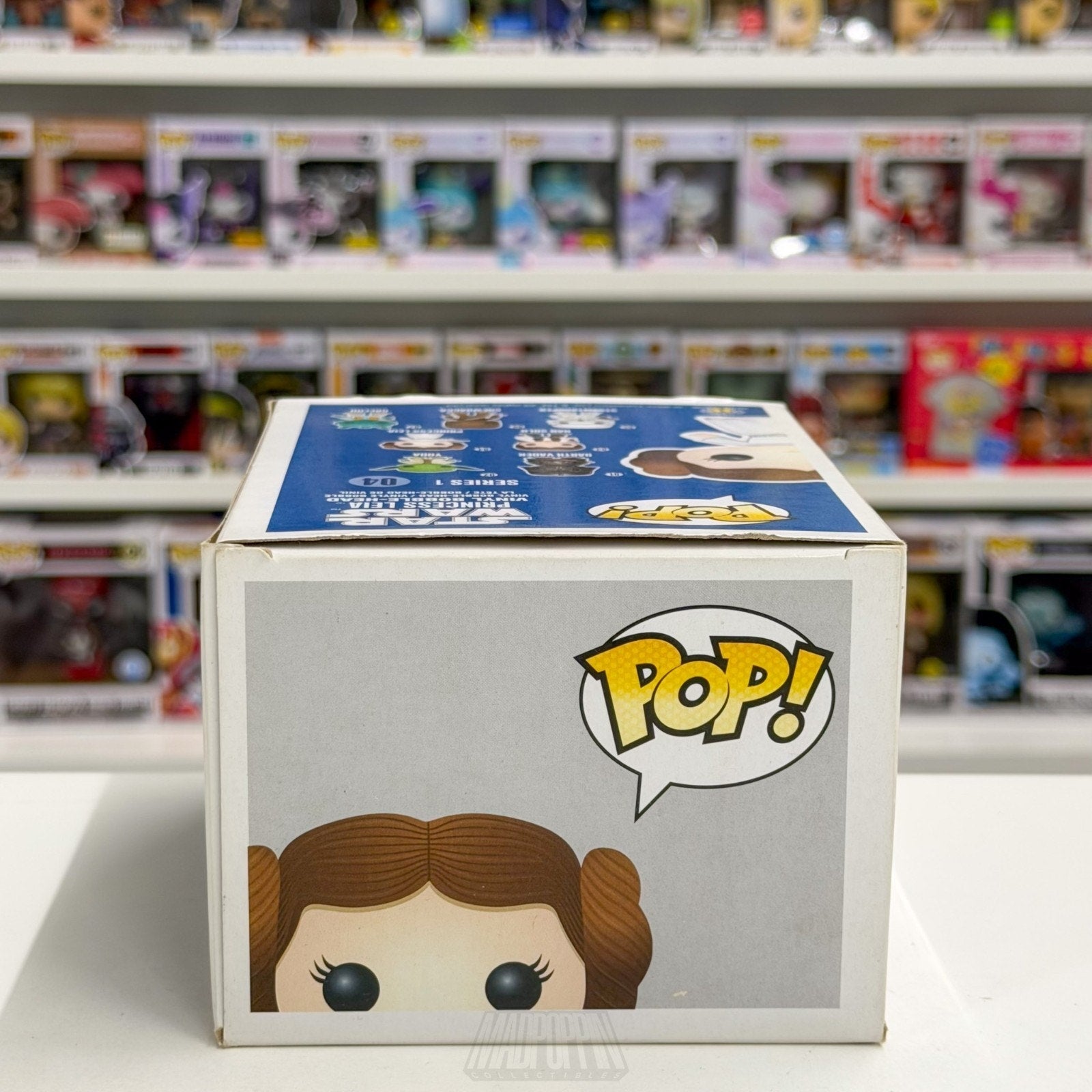 Funko Pop Star Wars Princess Leia 2015 Blue Box 04 Jedi Force Toy Vinyl Figure