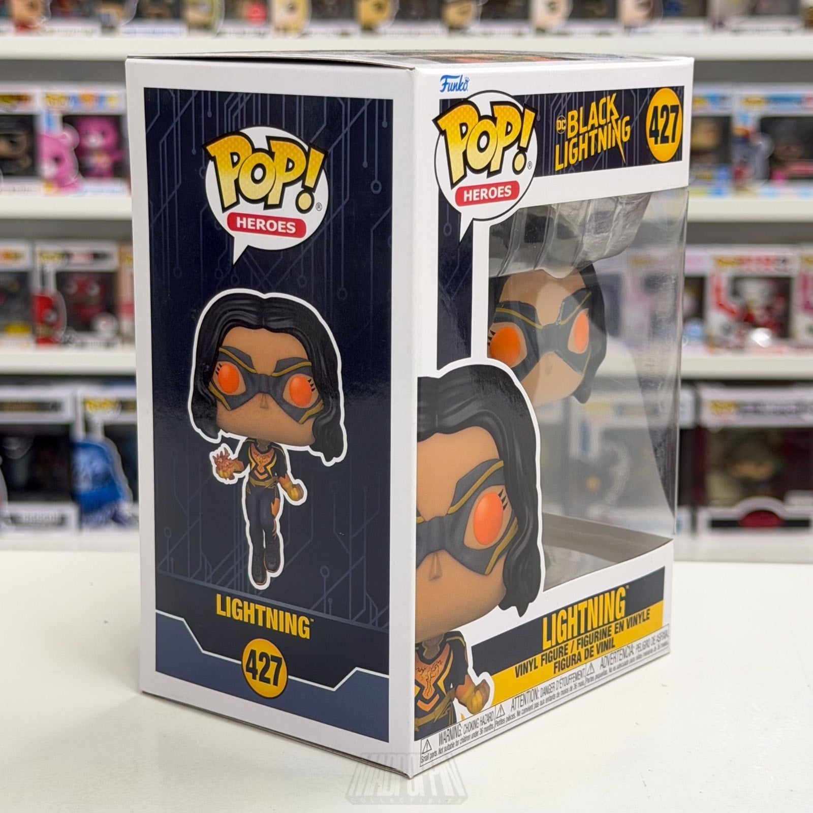 Funko Pop DC Super Heroes Black Lightning 427 CW Television Show Vinyl Figure