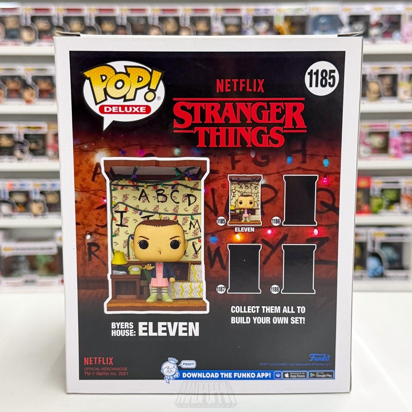 Funko Pop TV Deluxe Stranger Things Byers House Eleven Amazon 1185 Vinyl Figure