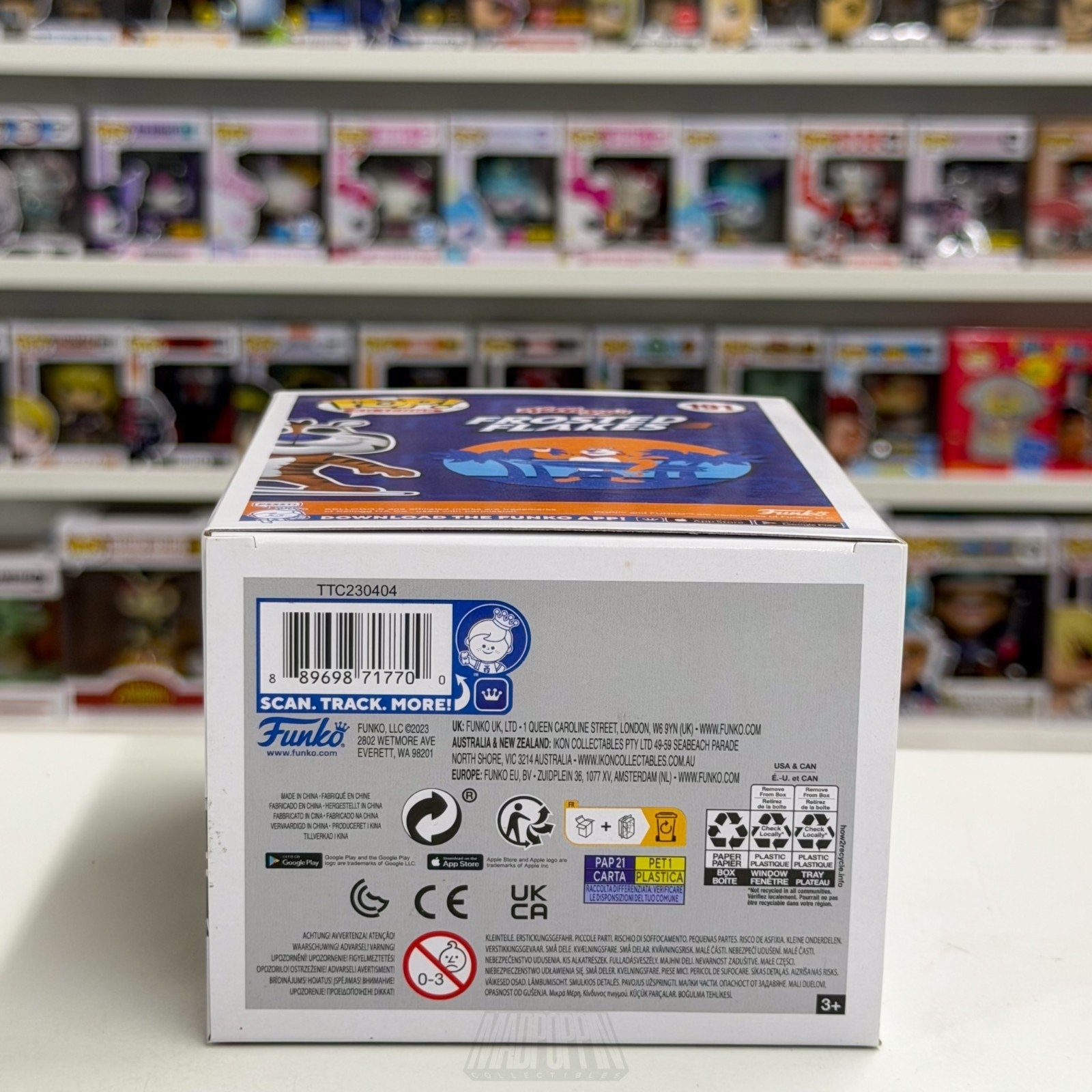 Funko Pop Ad Icons Frosted Flakes Tony the Tiger Surfing SDCC 191 Vinyl Figure