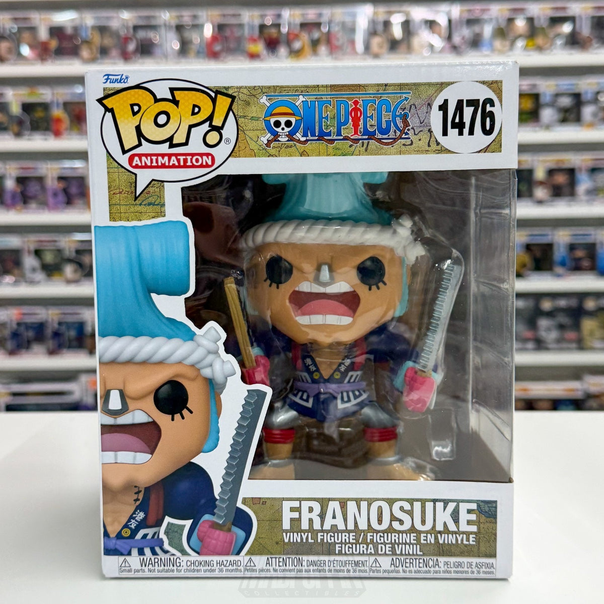 Funko Pop Anime One Piece Franosuke Franky 1476 Japan Manga Toy Vinyl 6" Figure