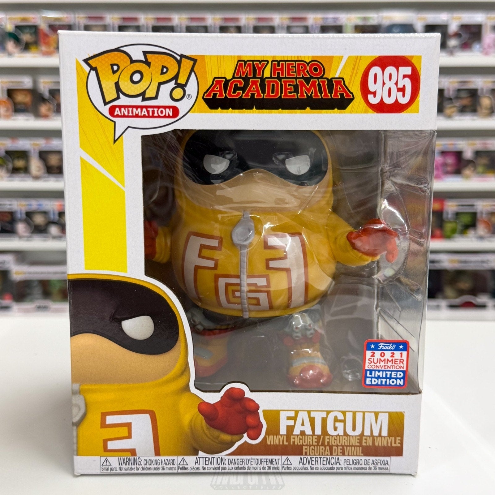 Funko Pop Anime My Hero Academia Fatgum Taishiro FunKon 985 Toy Vinyl 6" Figure