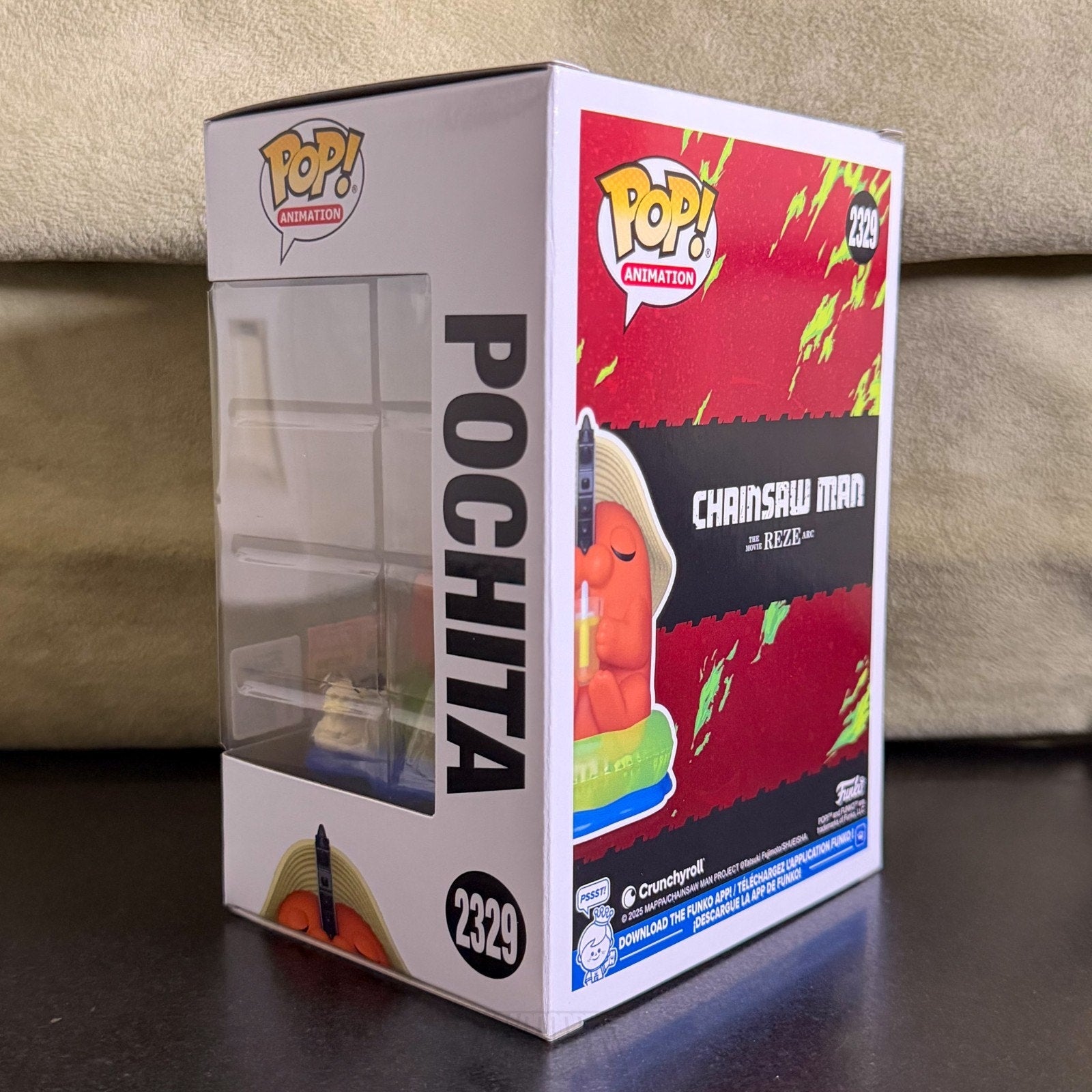 Funko Pop Anime Chainsaw Man Pochita Lounging 2329 SDCC 2026 Manga Vinyl Figure