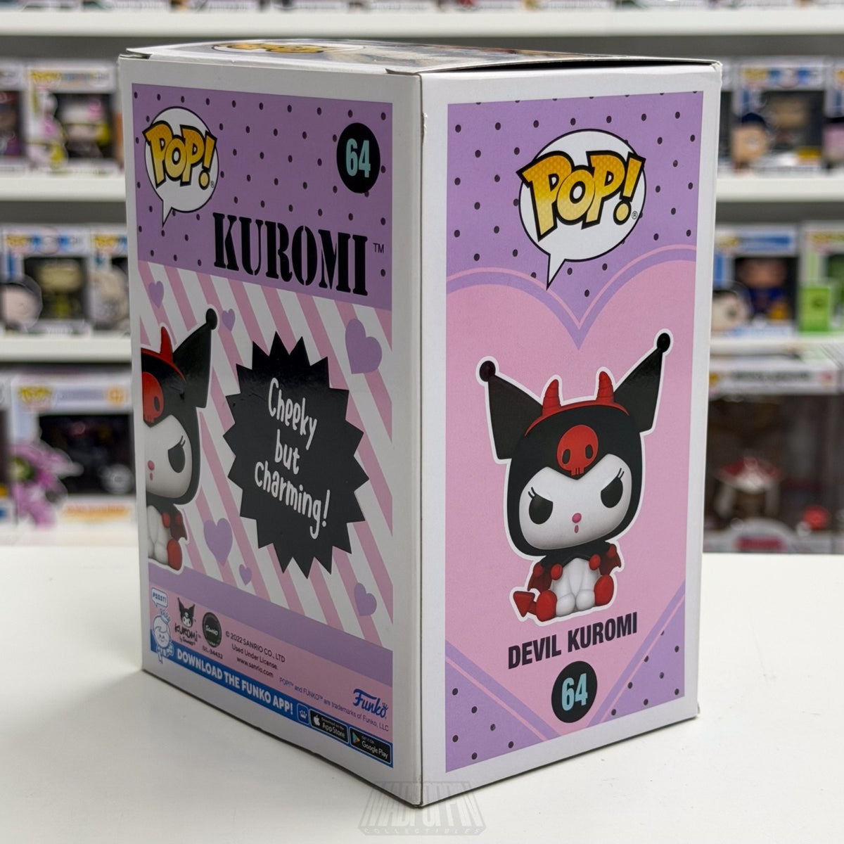 Funko Pop Sanrio Devil Kuromi Cheeky But Charming Hot Topic Expo 64 Vinyl Figure