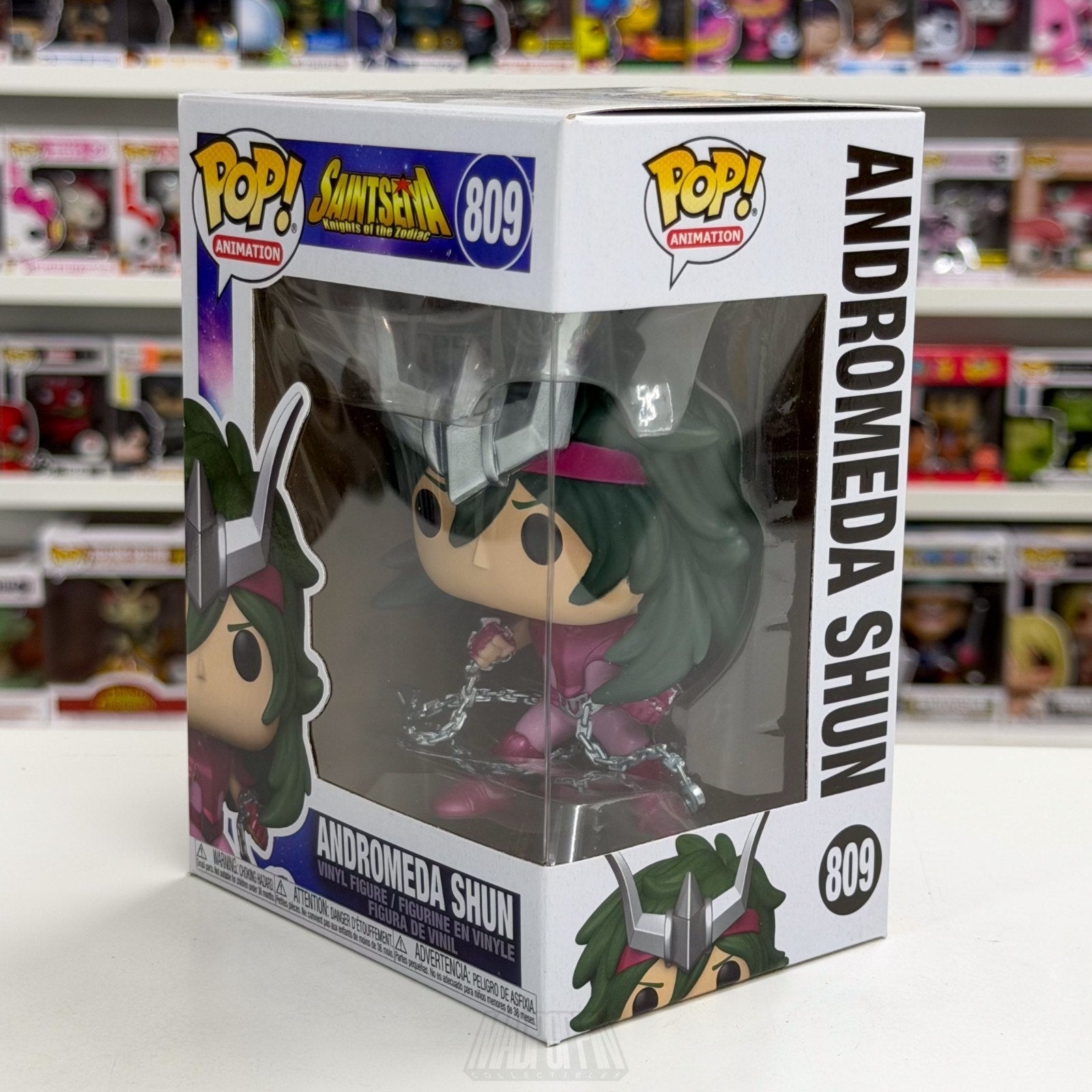 Funko Pop Anime Saint Seiya Andromeda Shun 809 Japanese Manga Toy Vinyl Figure