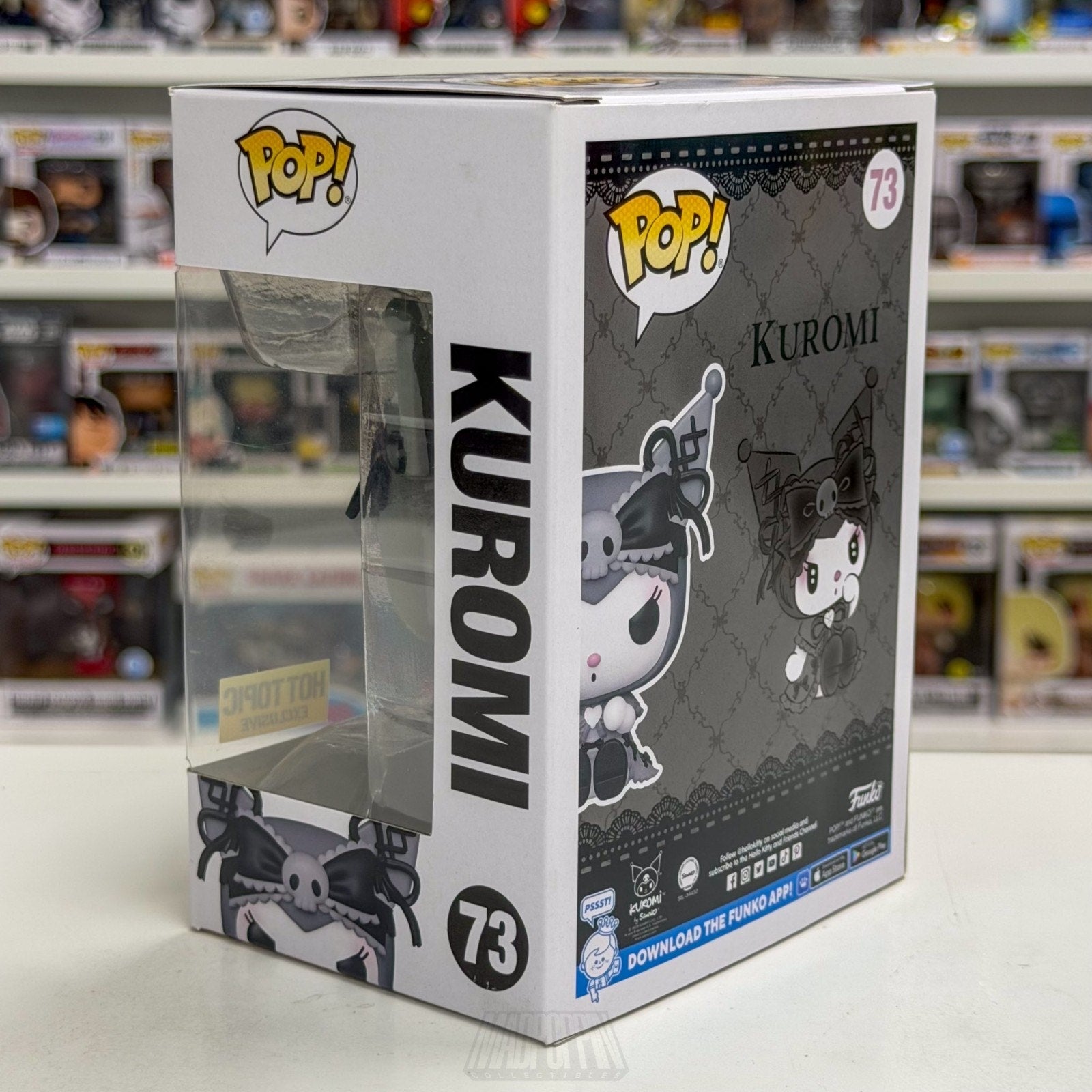 Funko Pop Sanrio Kuromi Lolita Hot Topic 73 Kawaii Cute Rabbit Toy Vinyl Figure