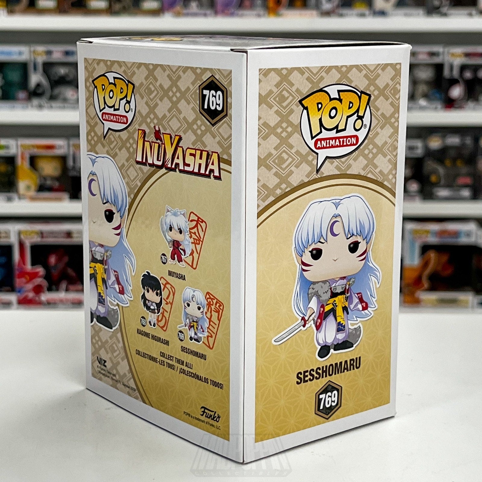 Funko Pop Anime Inuyasha Sesshomaru 769 Japanese Animation Manga Vinyl Figure