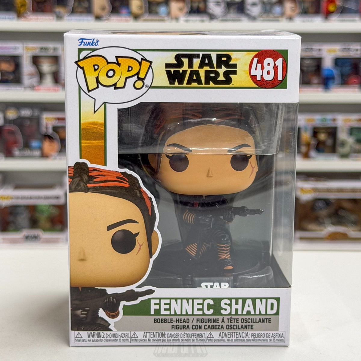 Funko Pop Star Wars Book of Boba Fett Fennec Shand 481 Mercenary Vinyl Figure