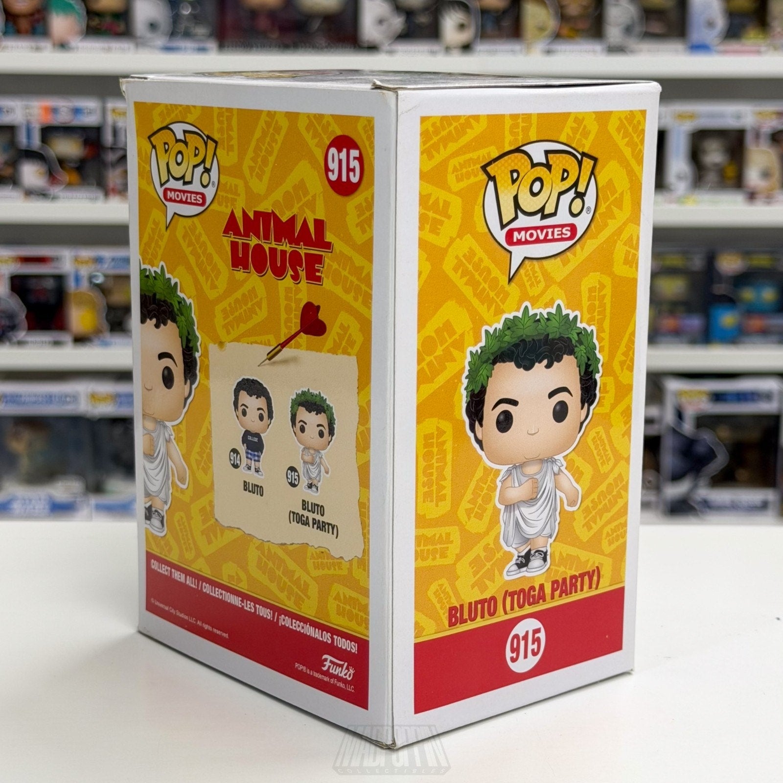 Funko Pop Movies Animal House Bluto Toga Party 915 Delta House Toy Vinyl Figure