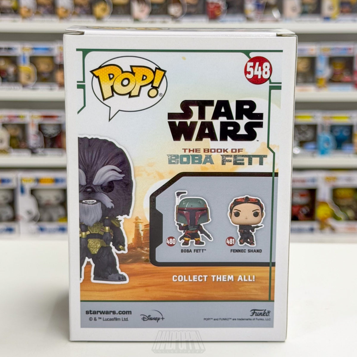 Funko Pop Star Wars Book of Boba Fett Krrsantan Flocked SDCC 548 Vinyl Figure