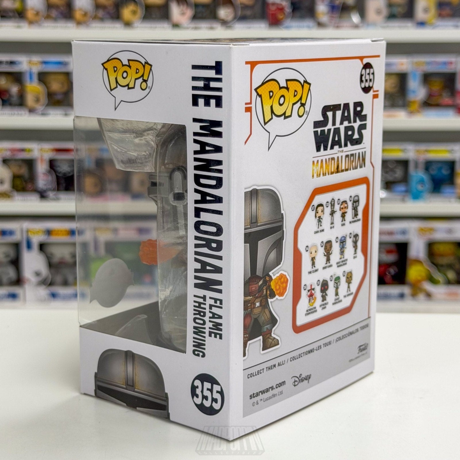 Funko Pop Star Wars Mandalorian Flame Throwing Special Edition 355 Vinyl Figure