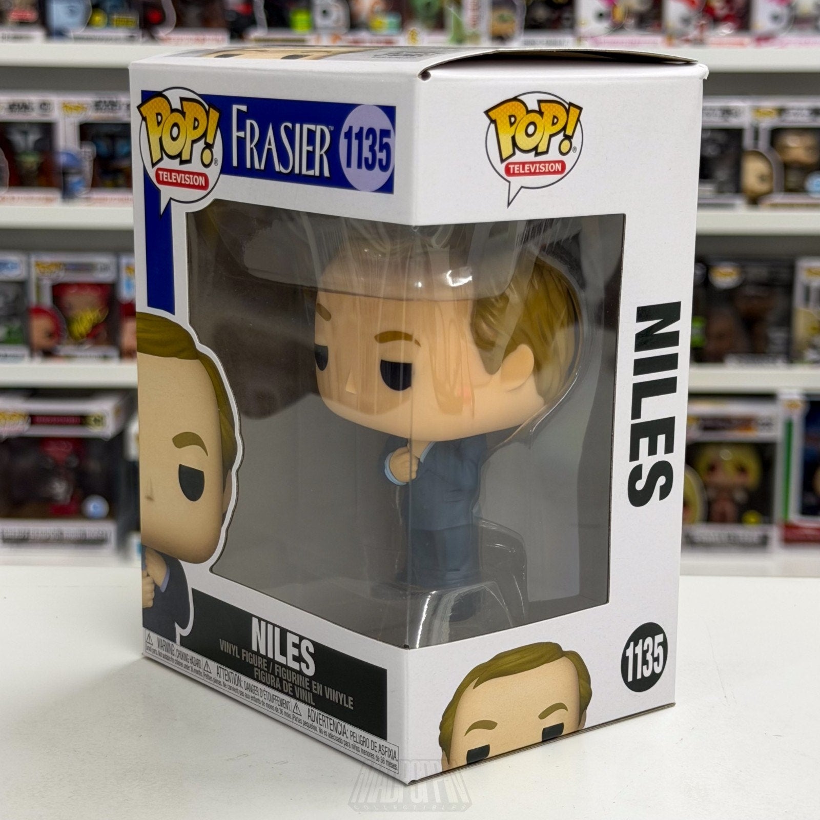 Funko Pop TV Frasier Niles Crane 1133 NBC Sitcom Cheers Spin-Off Vinyl Figure
