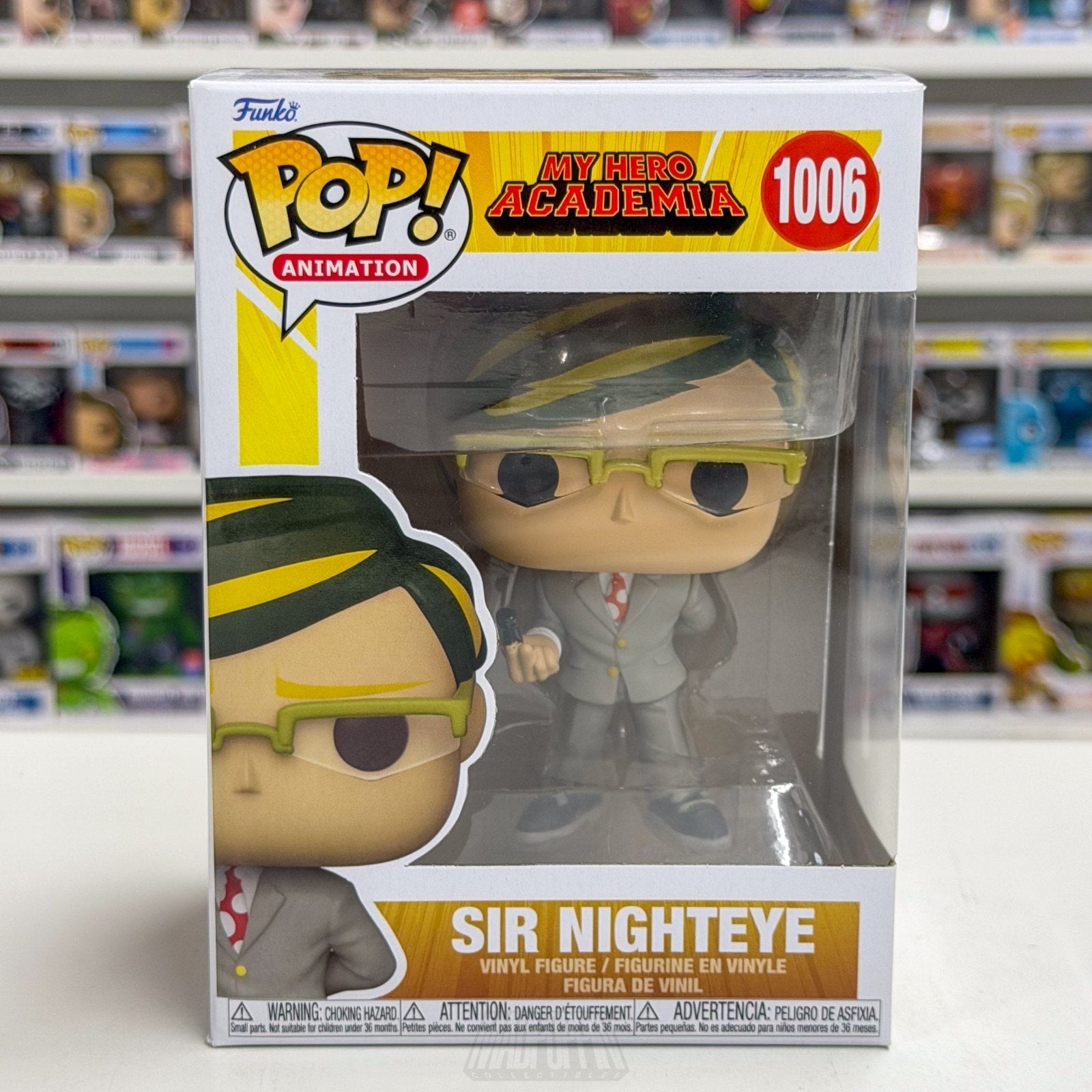 Funko Pop Anime My Hero Academia Sir Nighteye 1006 Japan Manga Toy Vinyl Figure