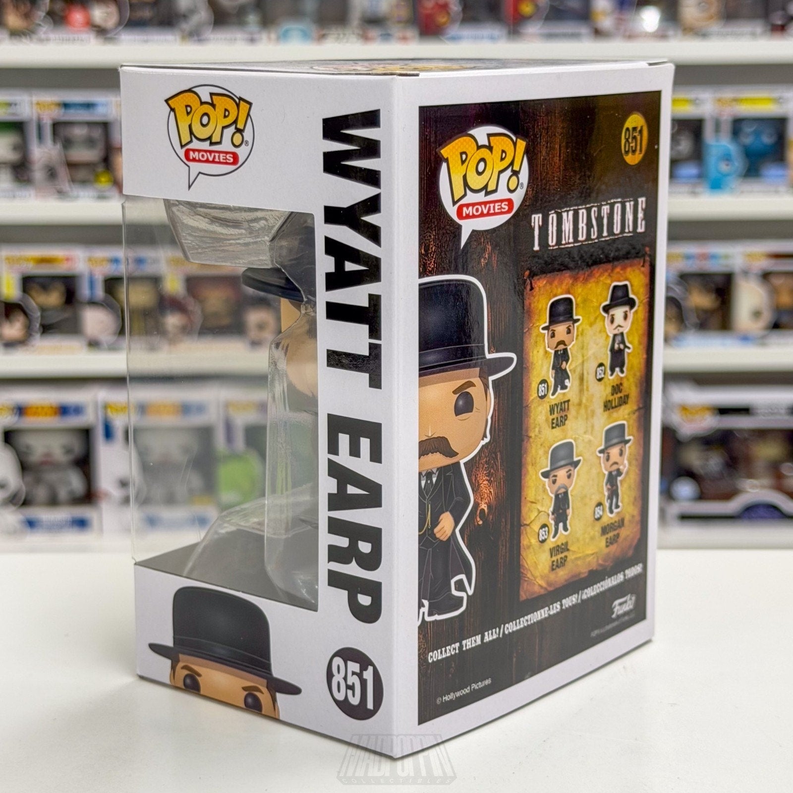 Funko Pop Movies Tombstone Wyatt Earp 851 Western Cowboys Outlaws Vinyl Figure