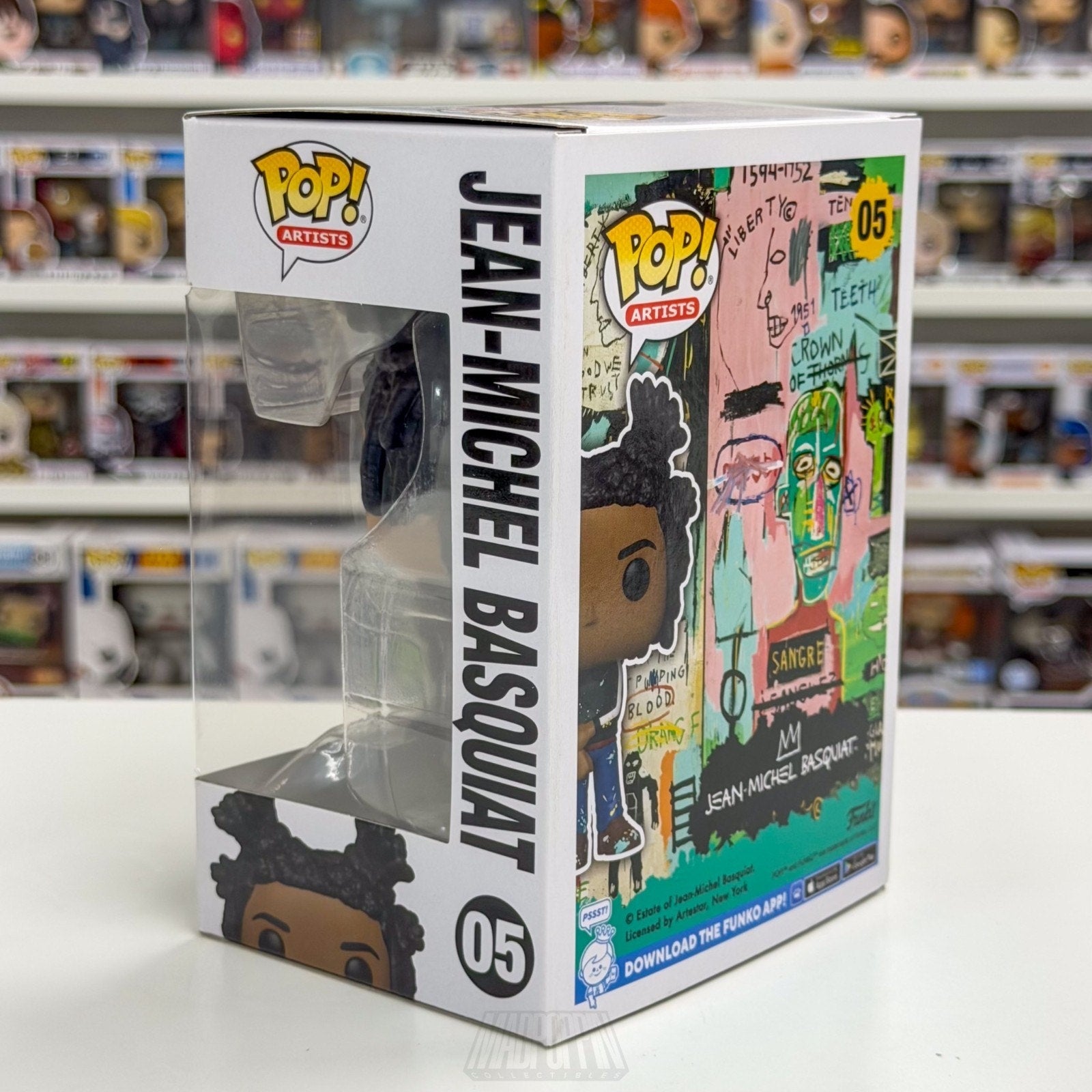 Funko Pop Artists Jean-Michel Basquiat 05 Neo Expressionism Graffiti Rare Figure
