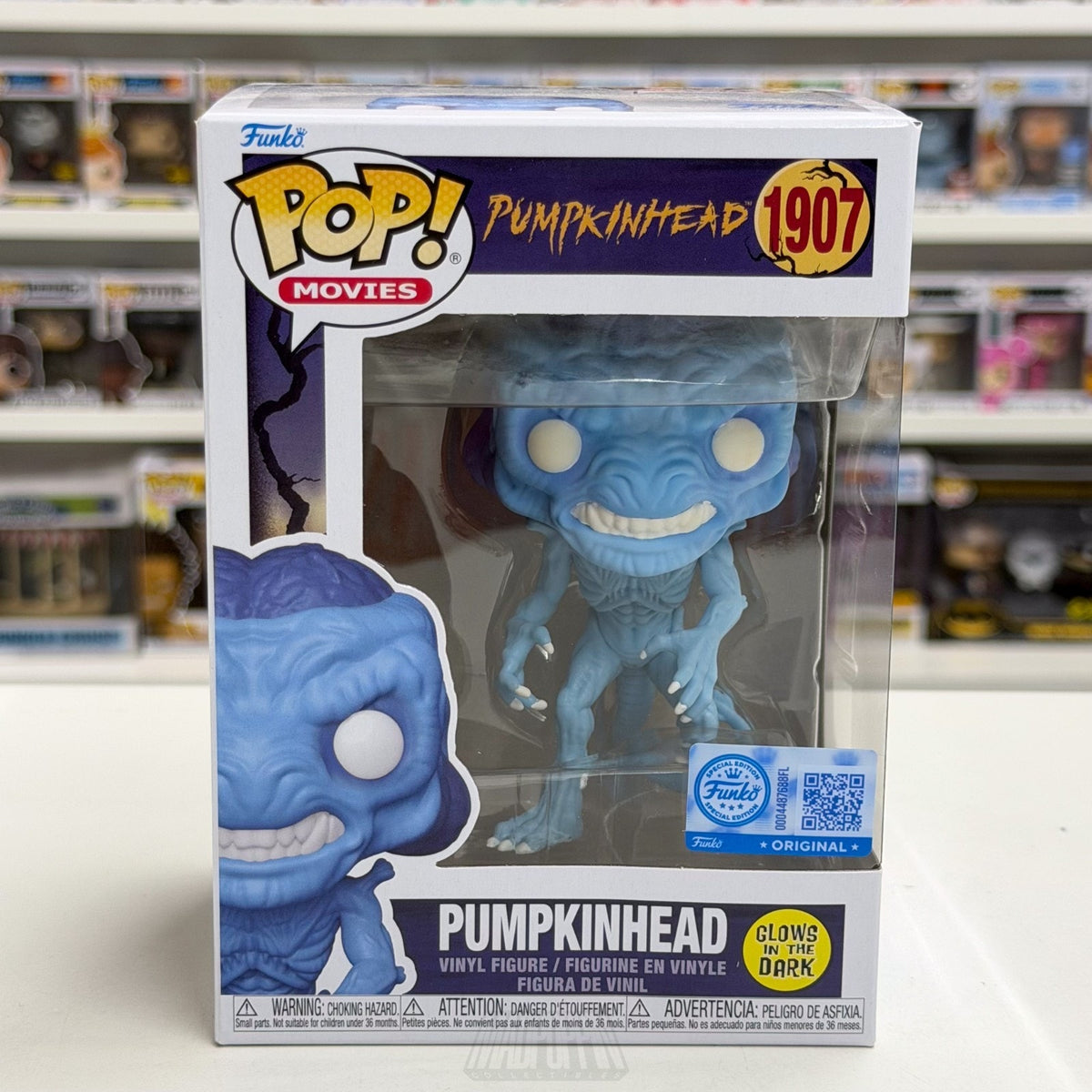 Funko Pop Movies Pumpkinhead Glow Entertainment Earth 1907 Horror Vinyl Figure