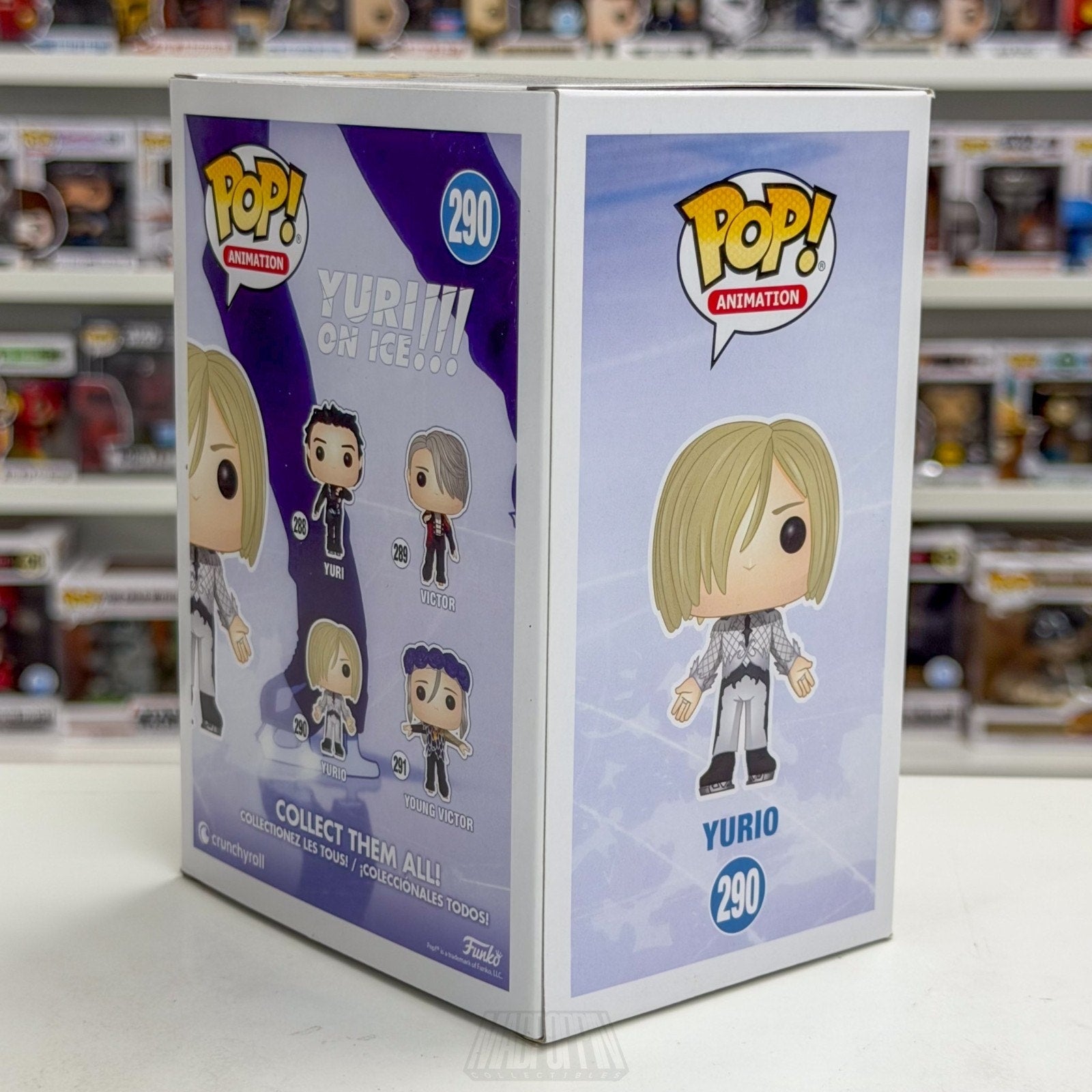 Funko Pop Anime Yuri on Ice Yurio Plisetsky 290 Japan Manga Skating Vinyl Figure
