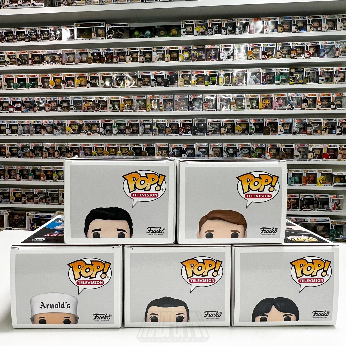 Funko Pop TV Happy Days Complete Set Fonzie Richie Arnold Joanie Chachi Figures
