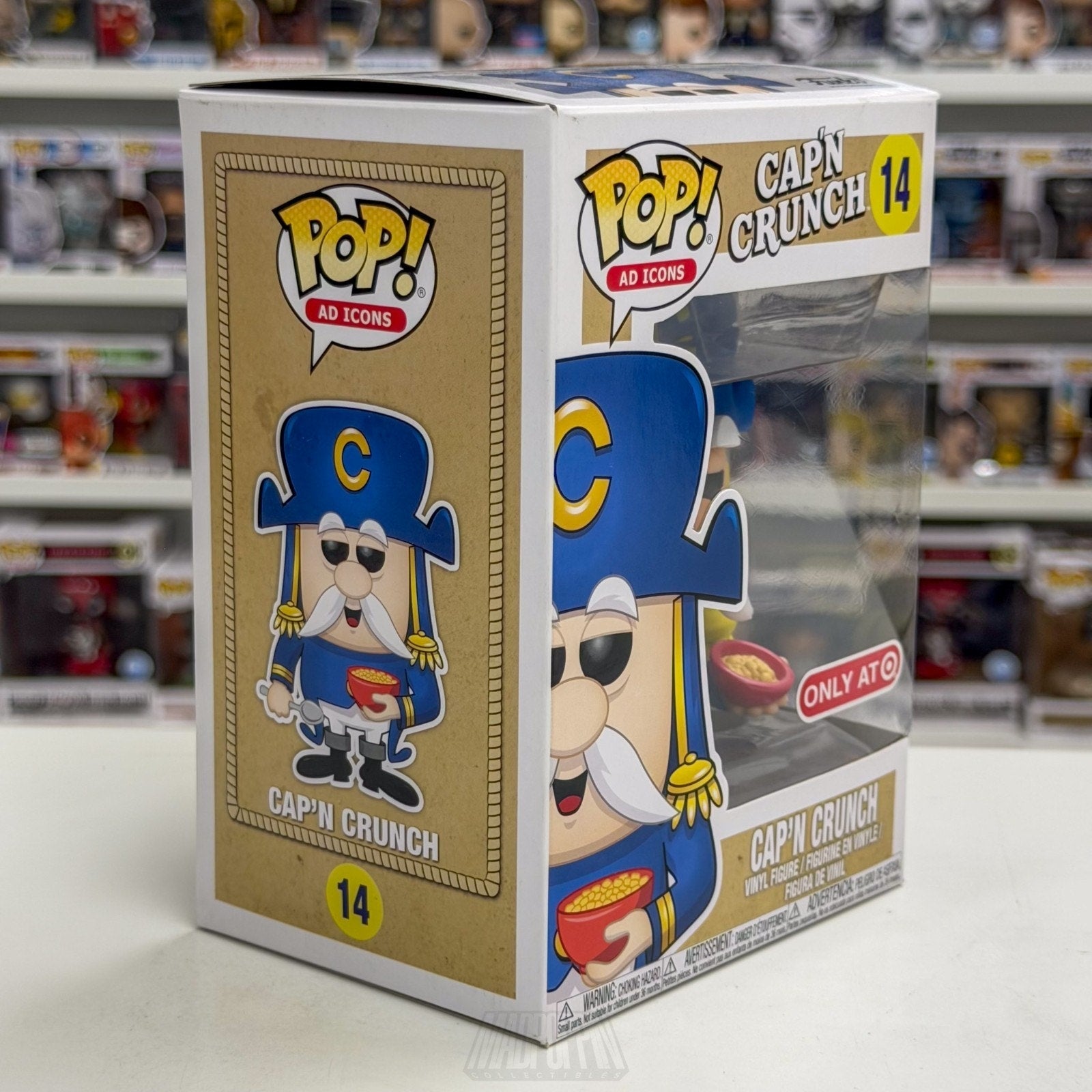 Funko Pop Ad Icons Cap'n Crunch Target Exclusive 14 Cereal Mascot Vinyl Figure