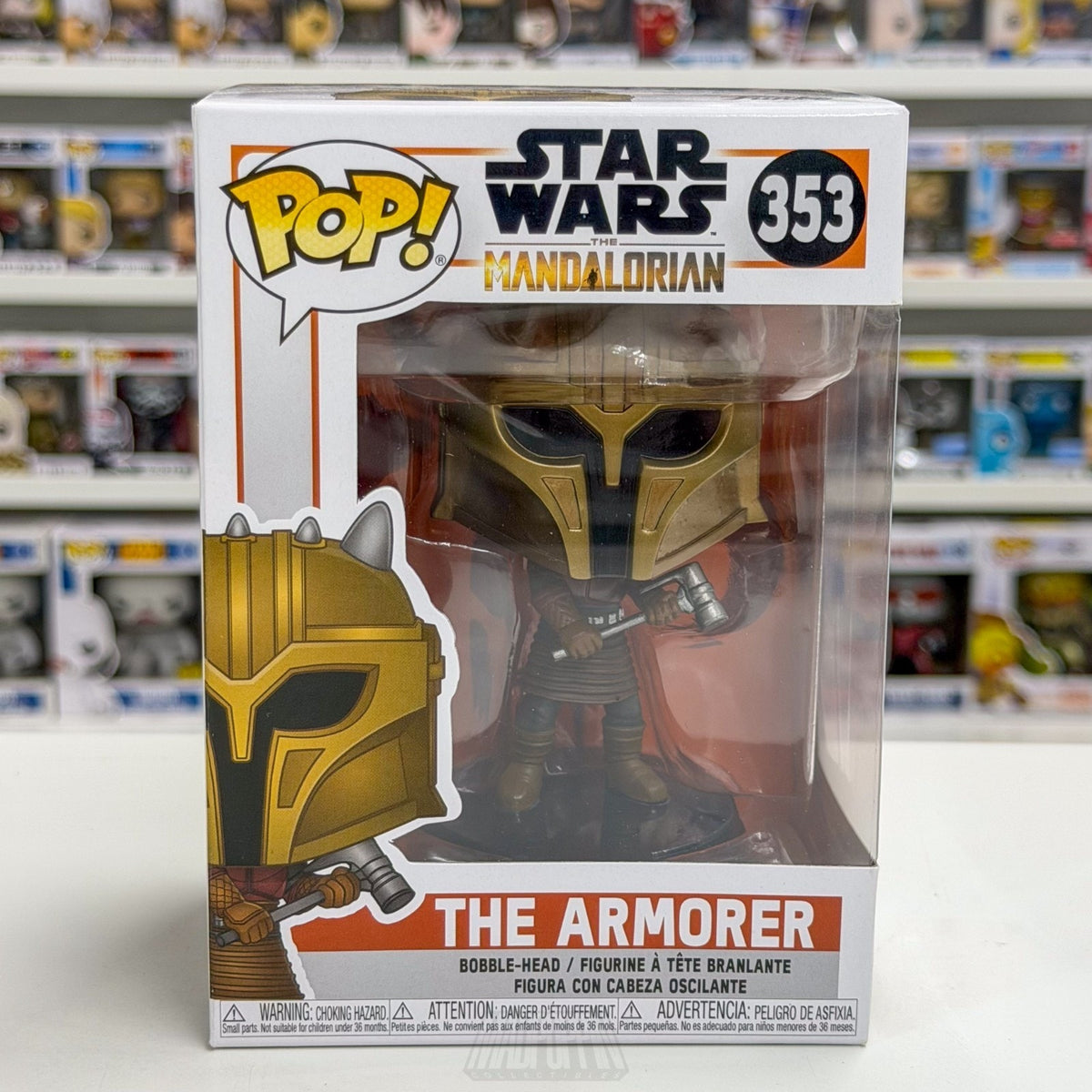 Funko Pop Star Wars Mandalorian The Armorer 353 Mandalore Tribe Toy Vinyl Figure