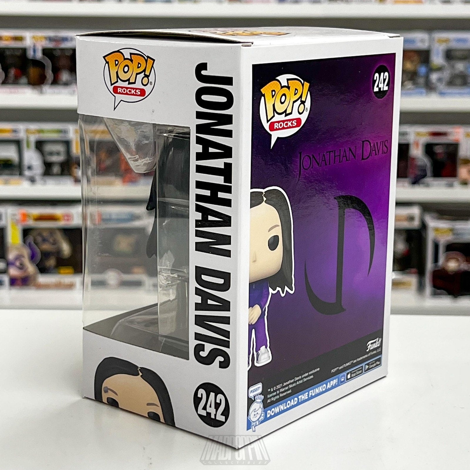 Funko Pop Rocks Jonathan Davis 242 Korn Band Nu Metal Music Toy Vinyl Figure
