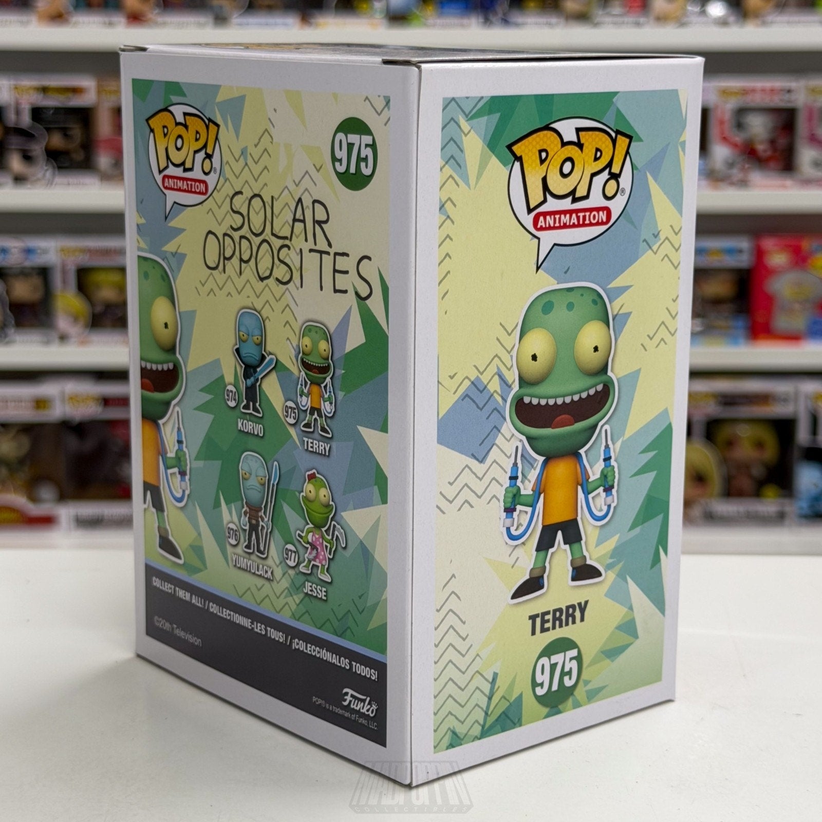 Funko Pop Animation Solar Opposites Terry 975 TV Show Alien Family Vinyl Figure