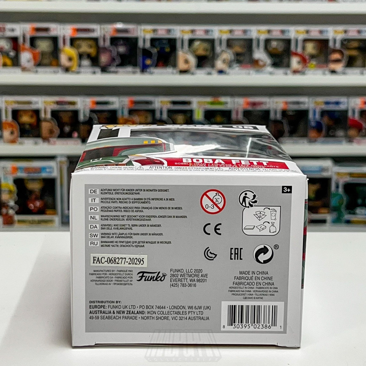 Funko Pop Star Wars Boba Fett 08 Bobble-Head Vinyl Figure 2020 Disney Bounty NIB