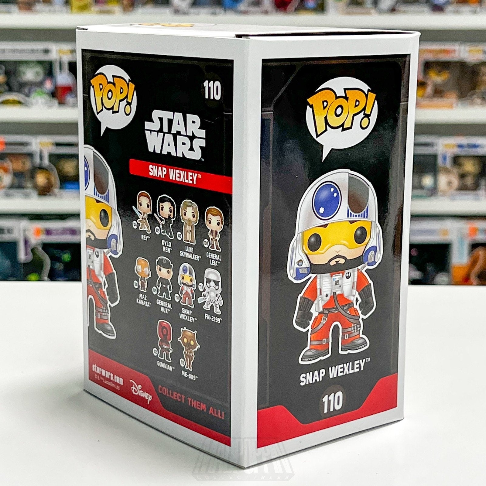 Funko Pop Star Wars Temmin Snap Wexley 110 Force Awakens Episode 7 Pilot Figure