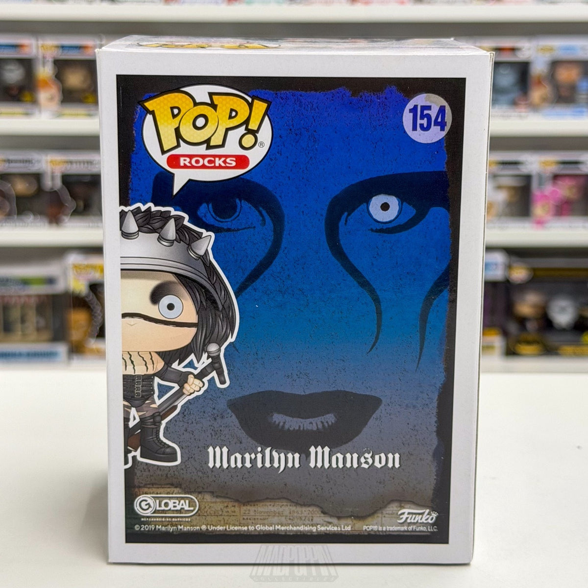 Funko Pop Rocks Marilyn Manson 154 Vaulted Music Goth Metal Horror Vinyl Figure