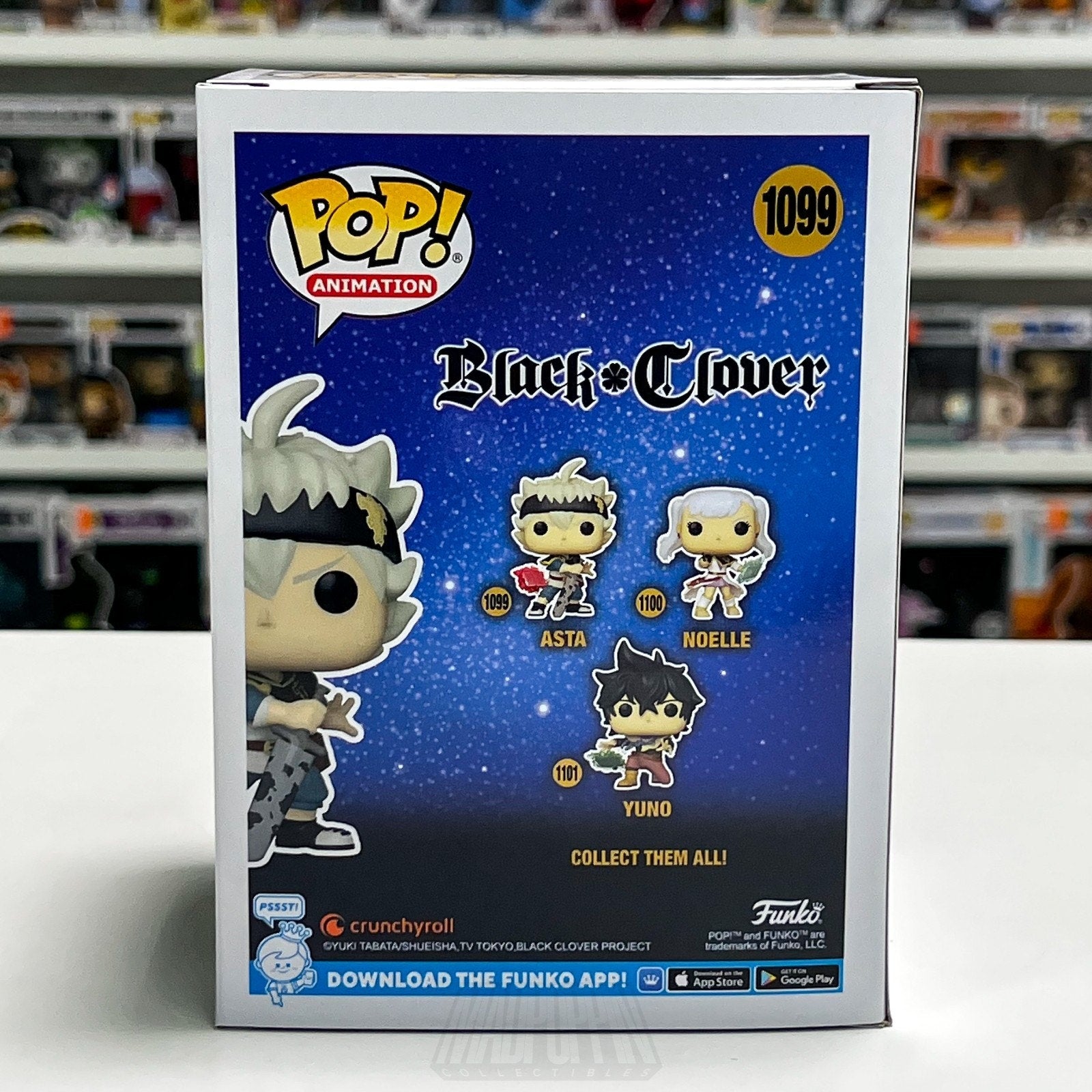 Funko Pop Anime Black Clover Asta 1099 Wizard King Japanese Manga Vinyl Figure